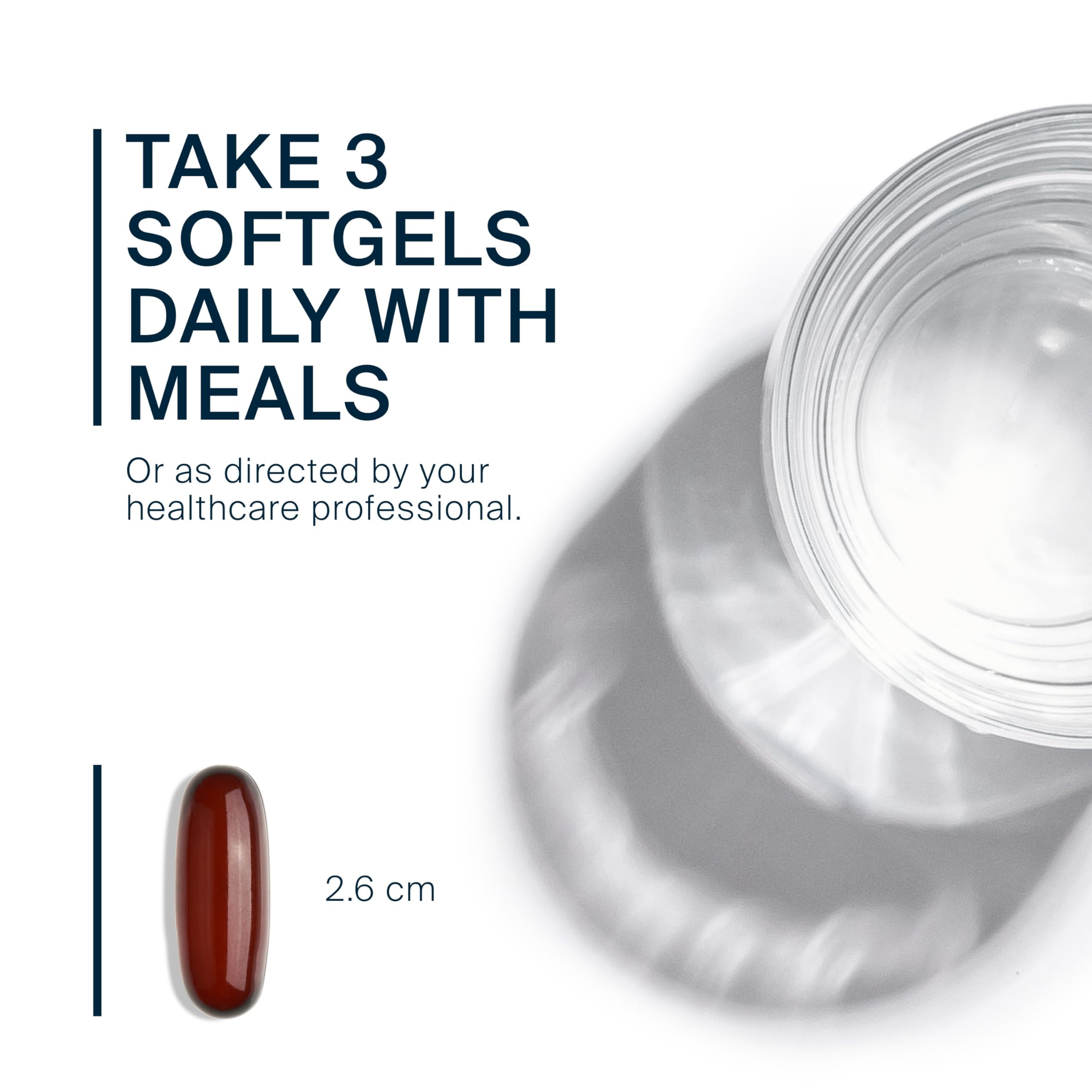 Vital Nutrients Flax Seed Oil 3000mg | Cold Pressed Flax Oil with high Concentration of ALA for Heart Health* | Gluten, Dairy and Soy Free | Non-GMO | 100 Softgels