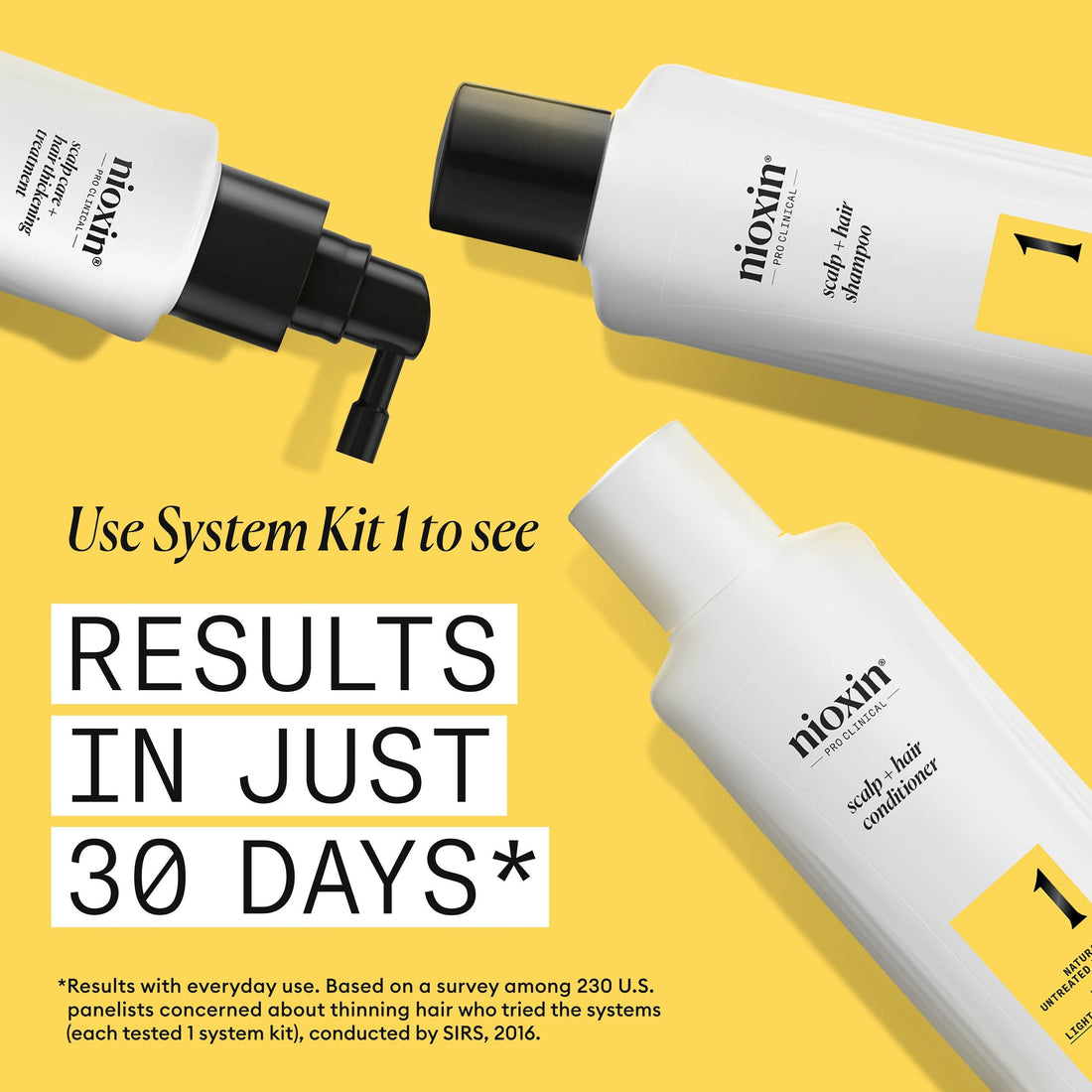 Nioxin Scalp & Hair Leave-In Treatement System 1 (Fine Hair/Normal to Light Thinning), 3.4 oz