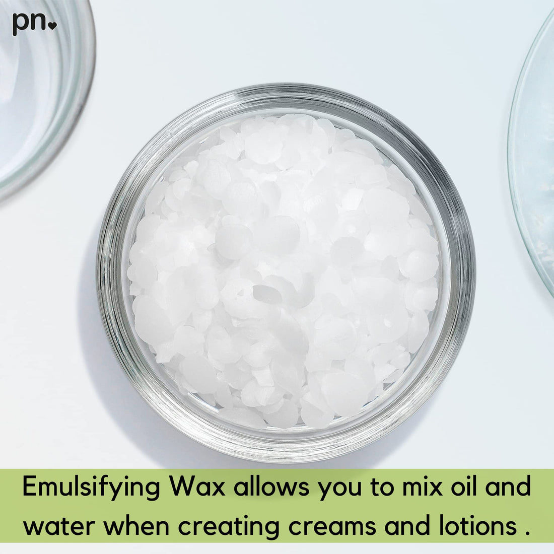Pure or Nothing Non-GMO Emulsifying Wax NF Pastilles - 1 lb. Resealable Pouch | 100% Plant-Derived | Made in USA | Cosmetic Grade Emulsifier for Lotions, Creams, and Skincare Formulations