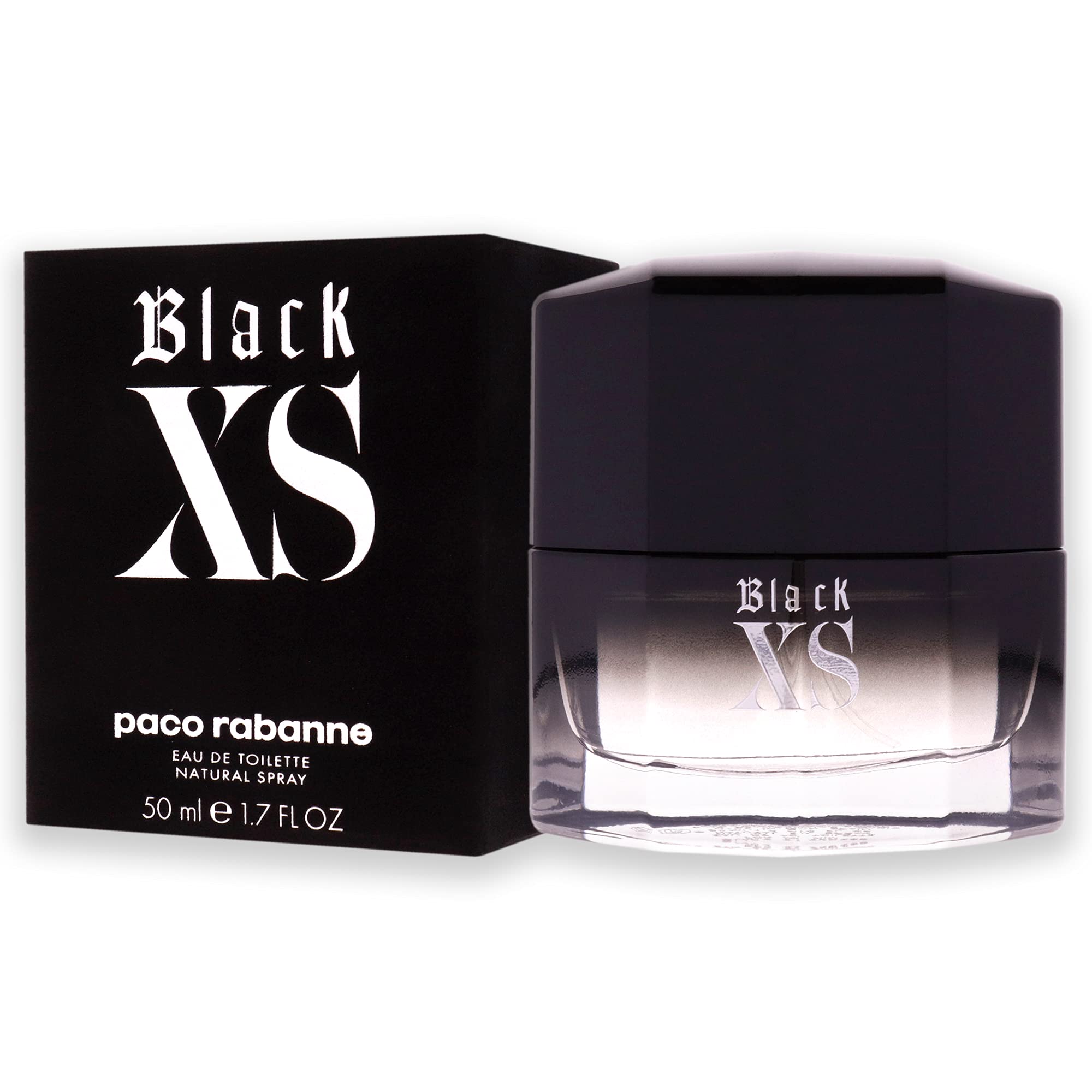 Black Xs By Paco Rabanne For Men Eau De Toilette Spray 1.7-Ounces