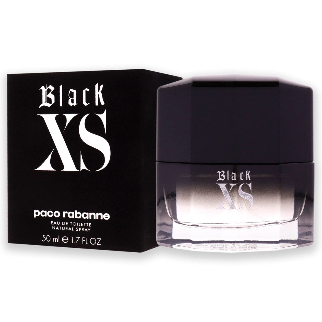 Black Xs By Paco Rabanne For Men Eau De Toilette Spray 1.7-Ounces