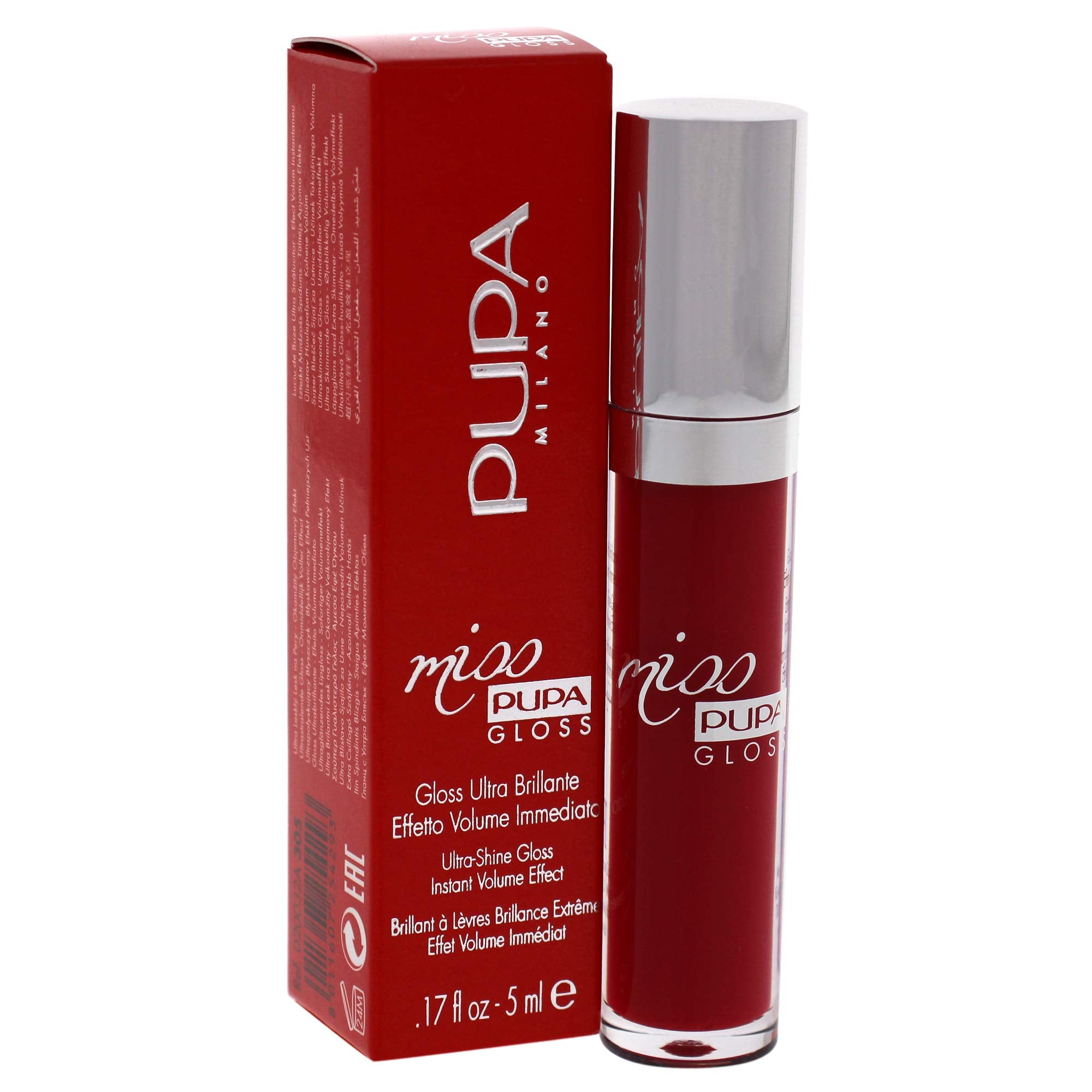 Pupa - Miss Pupa Gloss (305 Essential Red)