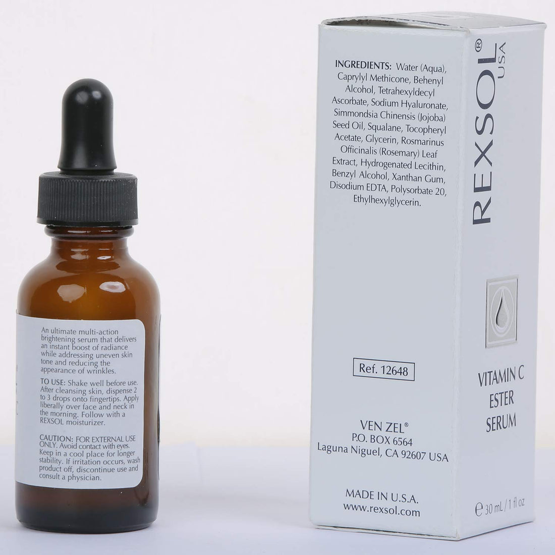 REXSOL Vitamin C Ester Serum | An Ultimate Multi-Action Brightening Serum | RadianceBoost Vitamin C Serum | Skin Brightening & Hydration | 30ML