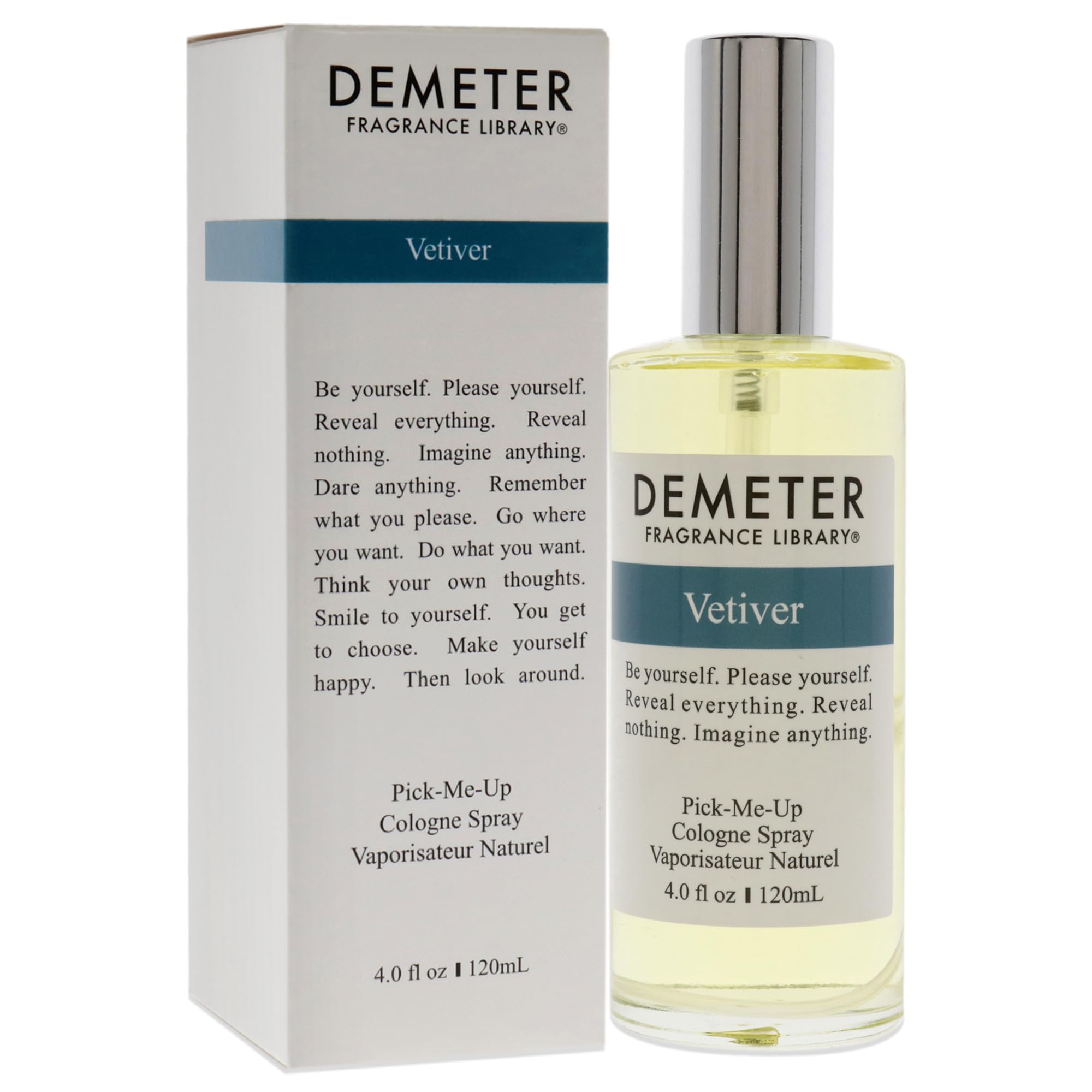 Demeter Vetiver Cologne Spray for Women, 4 Ounce