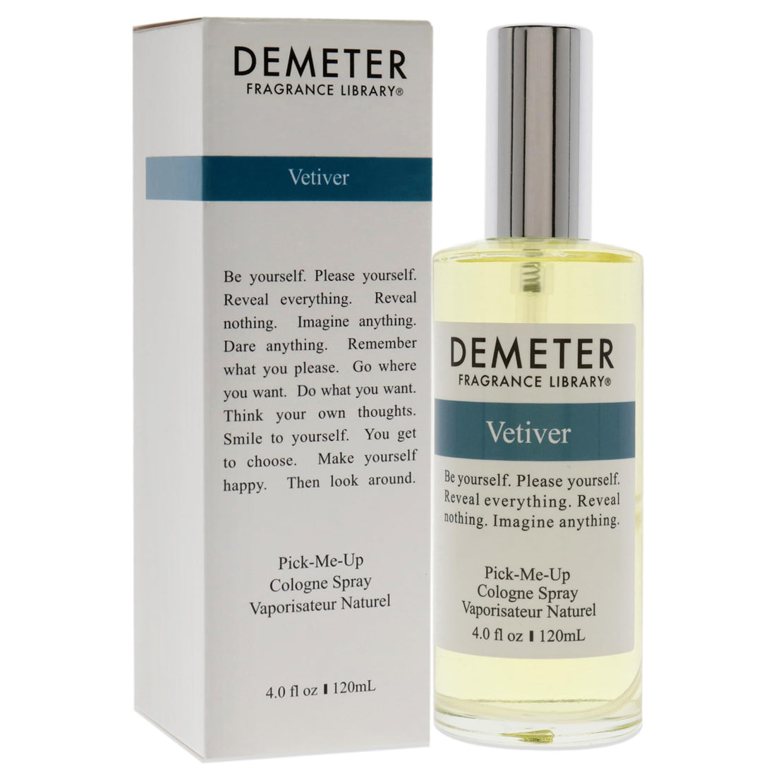 Demeter Vetiver Cologne Spray for Women, 4 Ounce