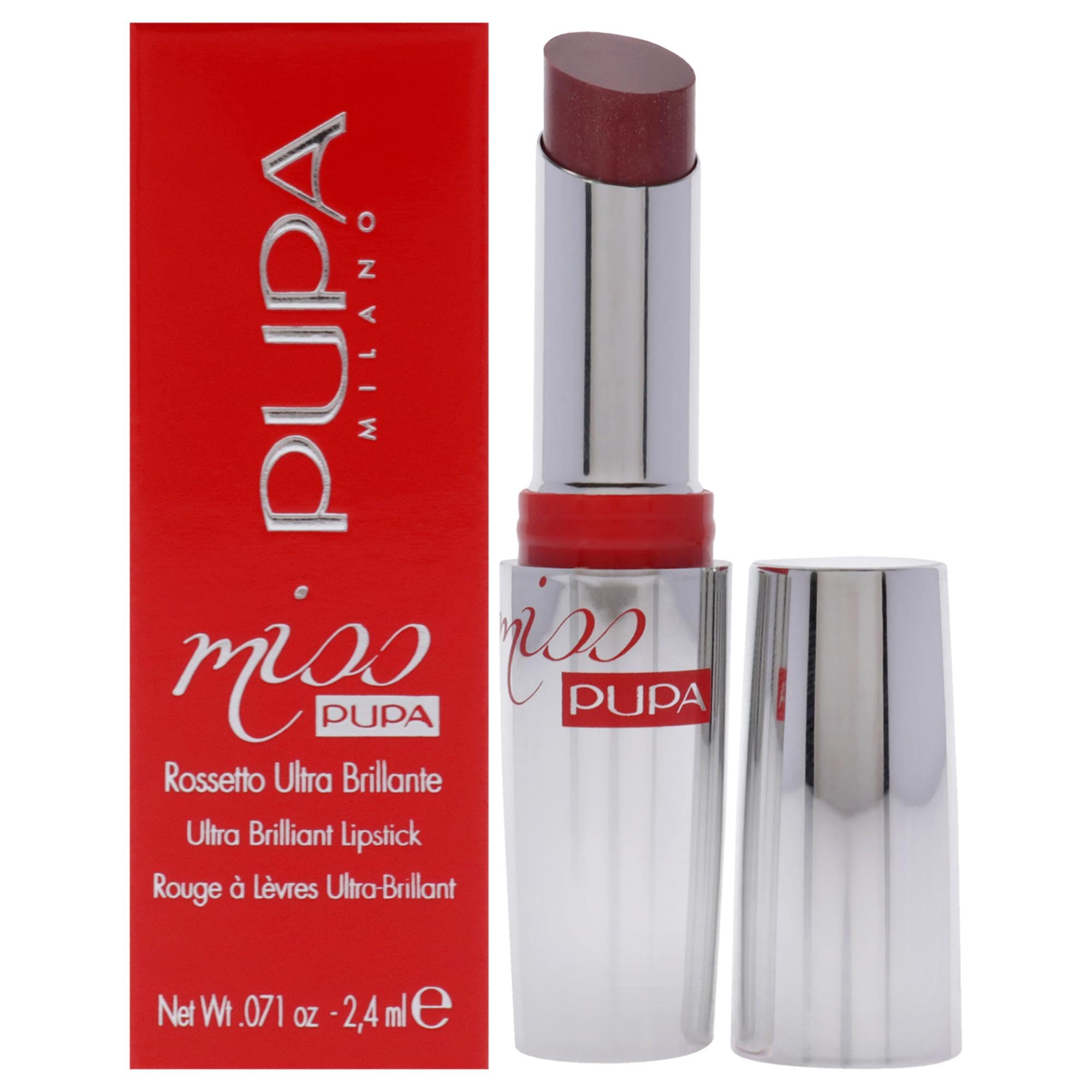 PUPA Milano Miss Pupa Lipstick Ultra-bright, crystal effect lipstick (603 UPPER EAST SIDE) (00245603)