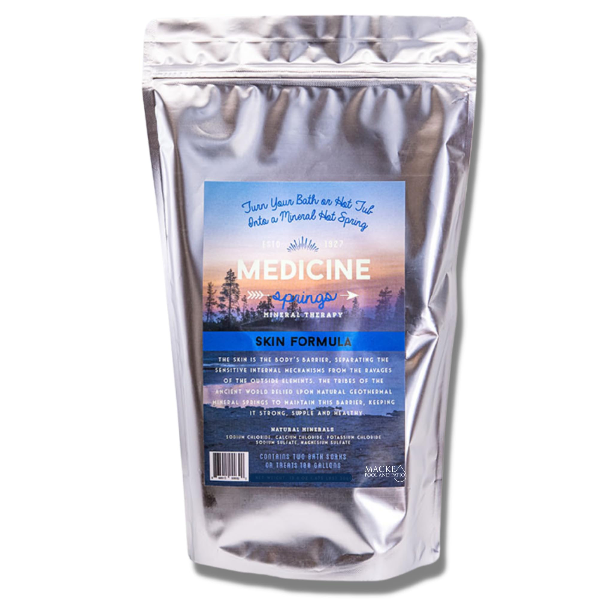 Medicine Springs hot tub Mineral Therapy Dead sea Minerals hot Spring Soaking Collection for Healing Turn Your hot tub into a Soaking Mineral Spring -Skin Formula Treats 400 Gallons (Hot Tub)