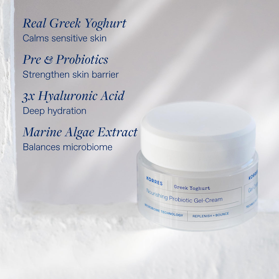 KORRES Greek Yoghurt Nourishing Probiotic Gel-Cream 40 Ml, 1.4 fl. oz.