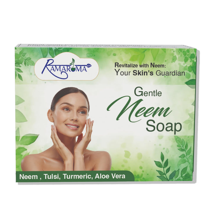 Ramaroma Purifying Neem Cleansing Bar for Clean and Healthy Looking Skin (Pack of 1).