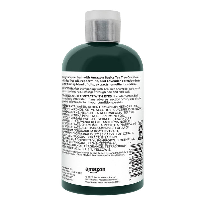 Amazon Basics Tea Tree Conditioner, 10.14 Fl Oz, Pack of 1