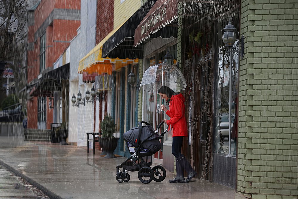 Britax B-Covered All-Weather Infant Car Seat Cover - UPF 50 - Waterproof - Ventilated Mesh Window for Insect Protection , 16x17x25 Inch (Pack of 1)