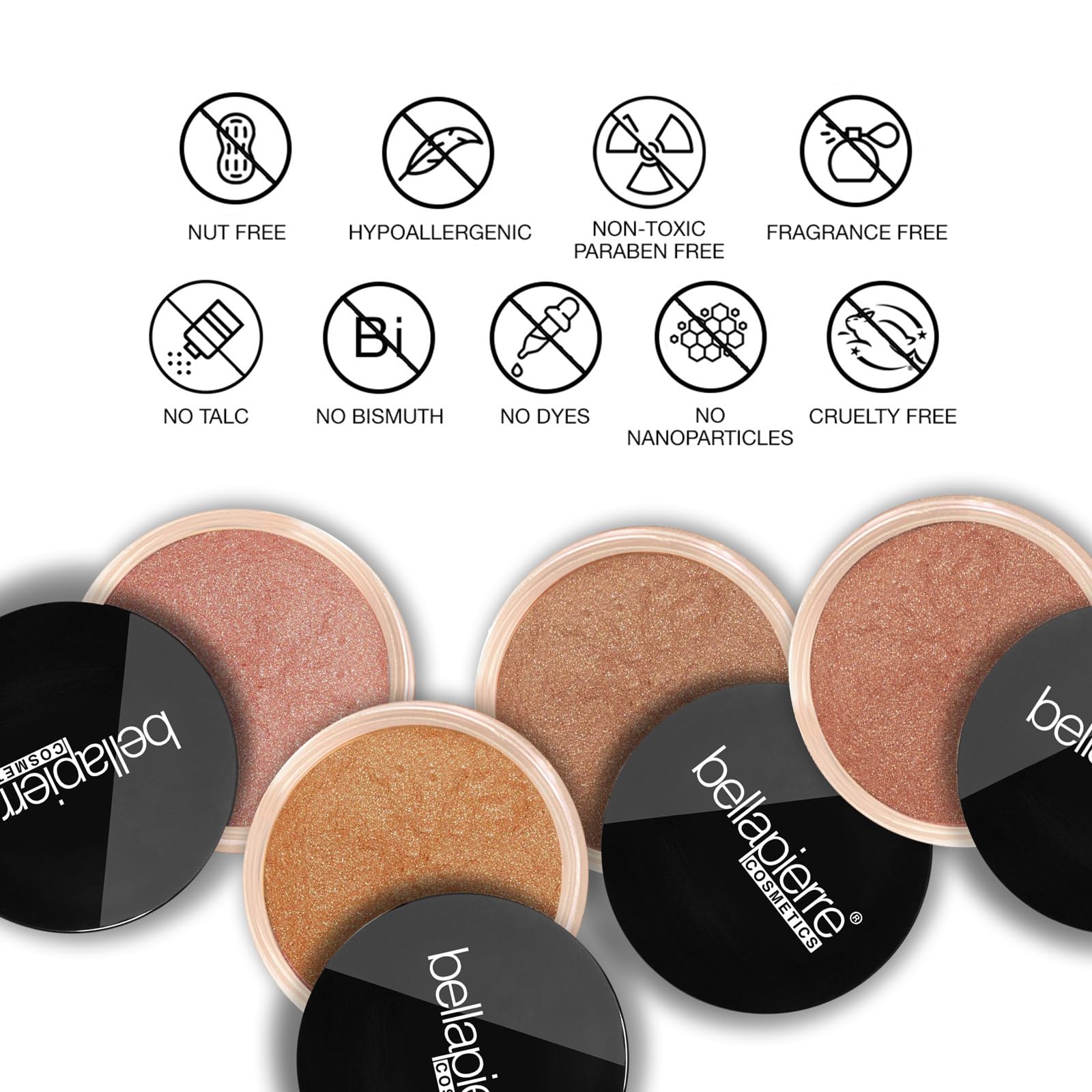 bellapierre Loose Powder Mineral Bronzer | SPF Protection | Beautifully Warms and Enhances Skin Tone for a Sun-Kissed Look | Non-Toxic and Paraben Free Formula | Pure Element - 0.3 Oz