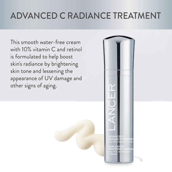 Lancer Skincare Advanced C Radiance Treatment, Vitamin Cââ‚¬â€œCream Face Care, (1.7 FL OZ)