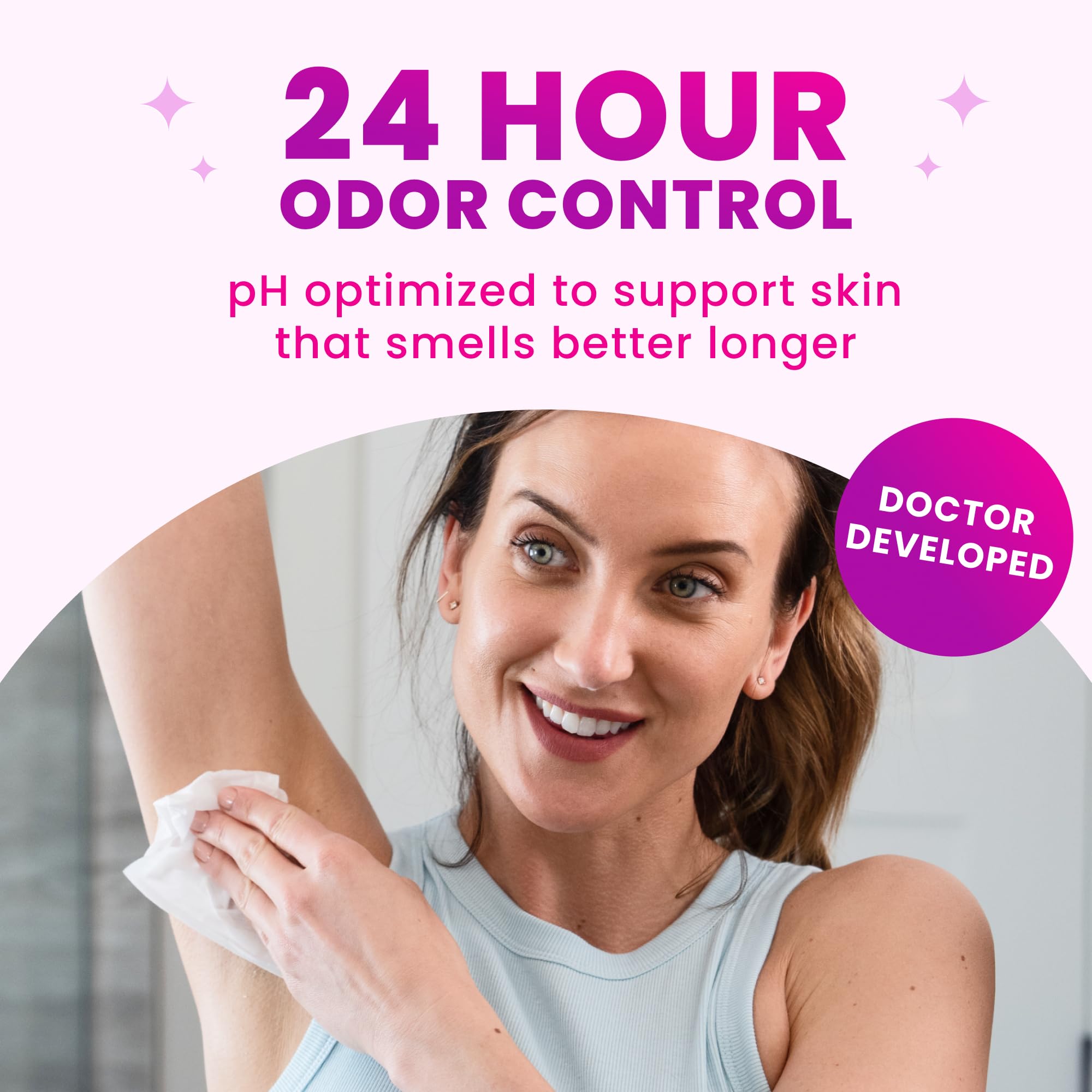 Lume Acidified Deodorant Wipes - 24 Hour Odor Control - Aluminum Free, Baking Soda Free, Skin Loving - Flushable - 15 Count (Pack of 3) (Cool Cucumber)