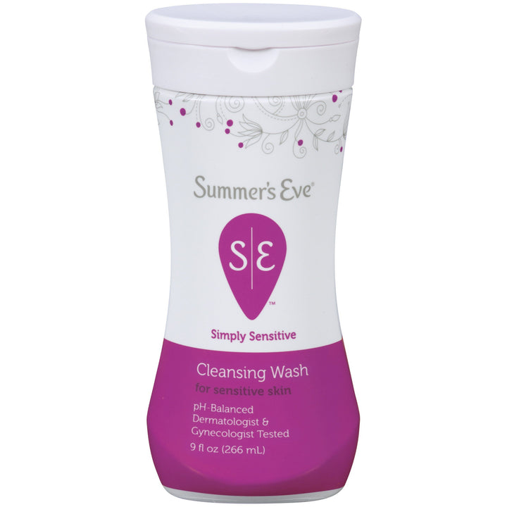 Summer's Eve Cleansing Wash for Sensitive Skin Simply Sensitive 9 Oz (Pack of 3)