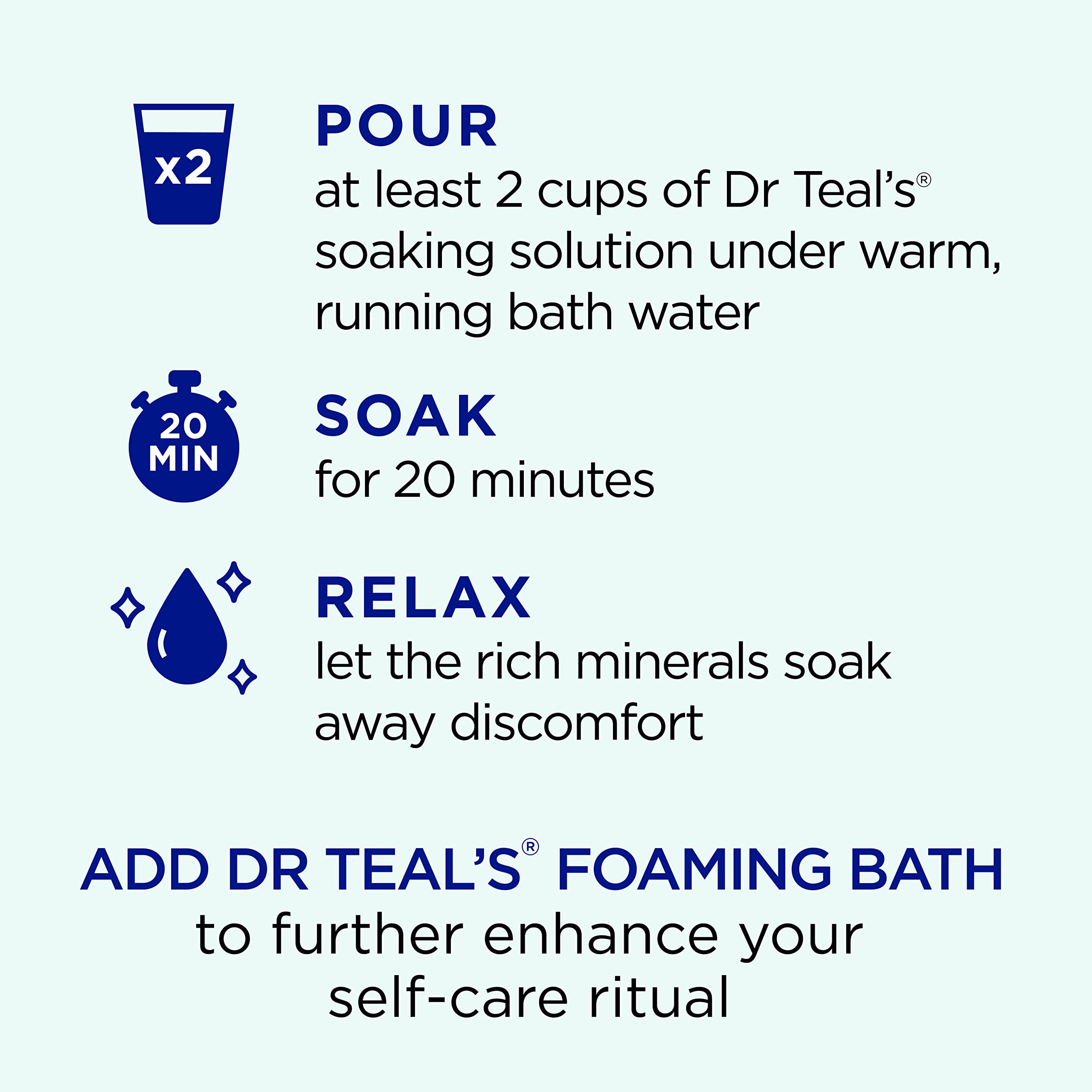 Dr Teal's Epsom Magnesium Salt Soak, Clarify & Smooth with Witch Hazel & Aloe Vera, 3 lbs (Pack of 4)