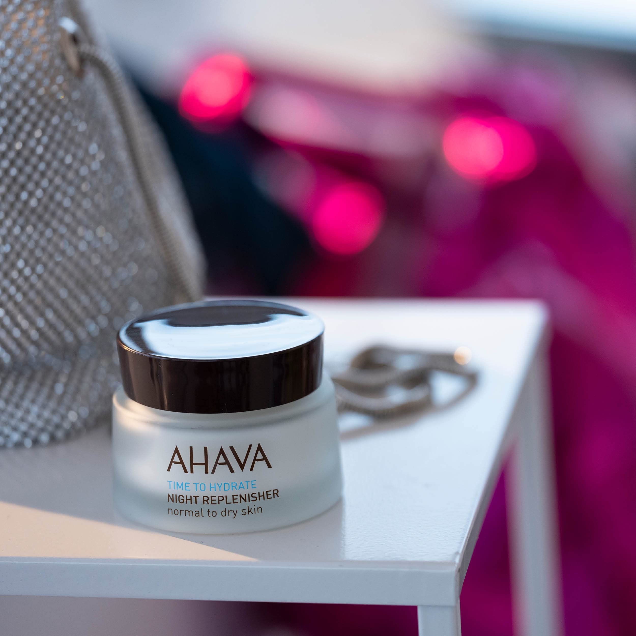 AHAVA Time To Hydrate Night Replenisher, Normal To Dry Skin - Rich & Velvety Cream for Deep Hydration, Fight Overnight Dehydration & Reinforce Skin Barrier, with Osmoter, Jojoba & Vitamin E, 1.7 Fl.Oz
