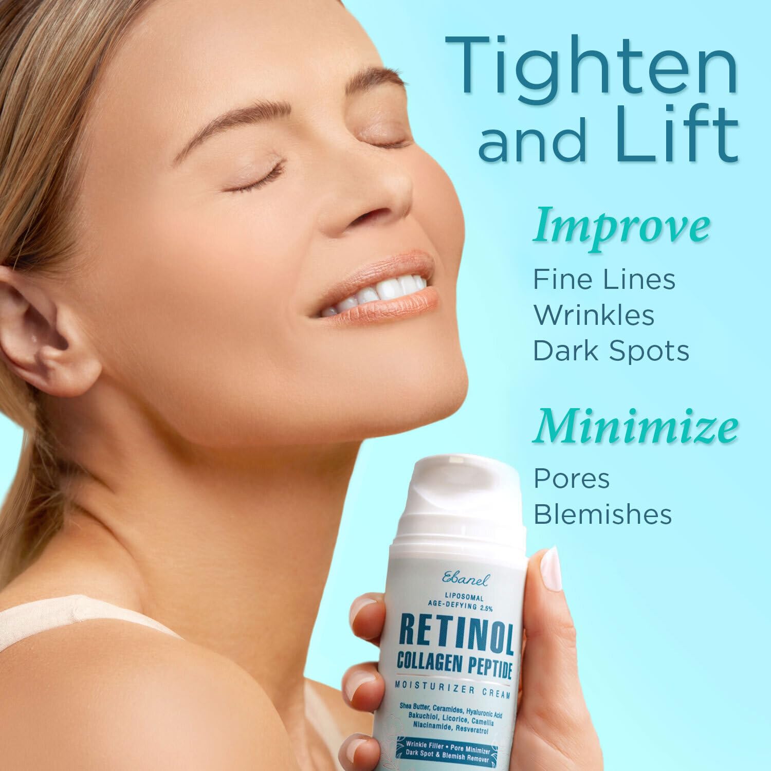 (3.5 Oz) Ebanel Advanced 2.5% Retinol Stem Cell Moisturizer.