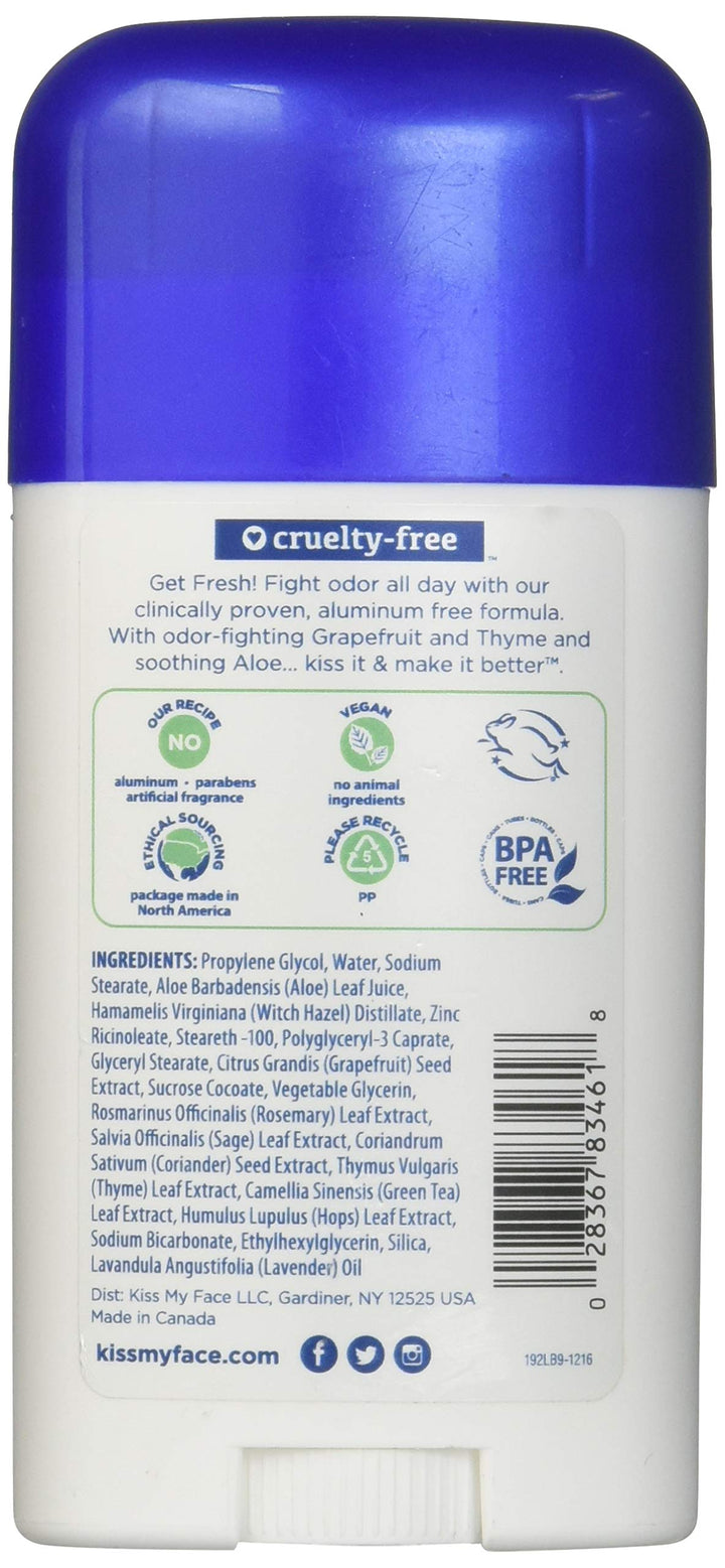 Kiss My Face Active Enzyme Stick Deodorant - Lavender, 2.48 Oz
