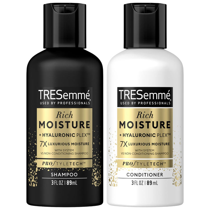TRESemme Moisture Rich Shampoo & Conditioner, 88 ml Each Travel Size