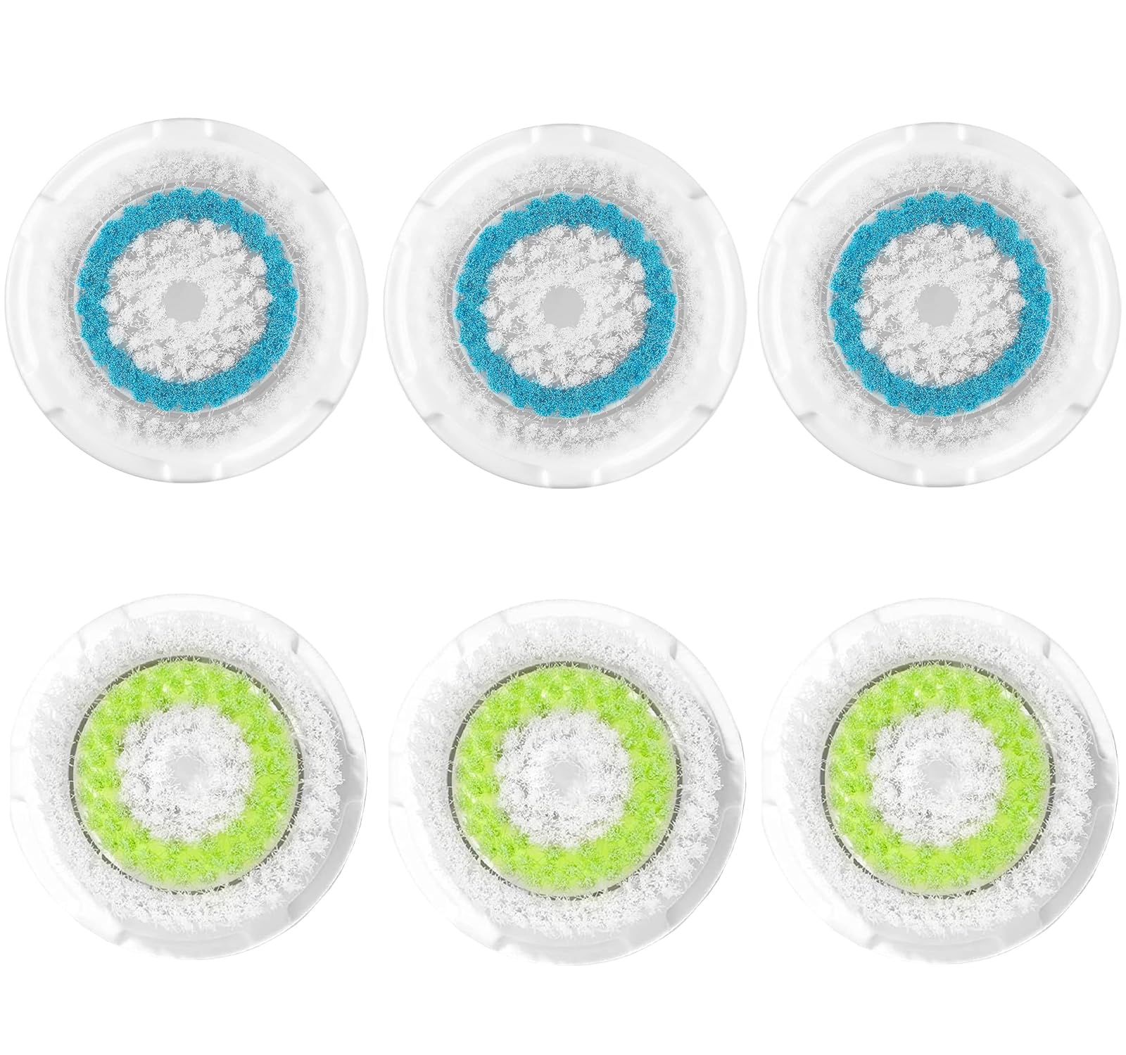 Compatiable For Facial Cleansing Brush Heads, Face Brush Head Replacement as Brush Head Facial Cleaning Tool(6 Pack)