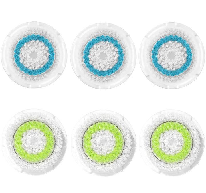 Compatiable For Facial Cleansing Brush Heads, Face Brush Head Replacement as Brush Head Facial Cleaning Tool(6 Pack)