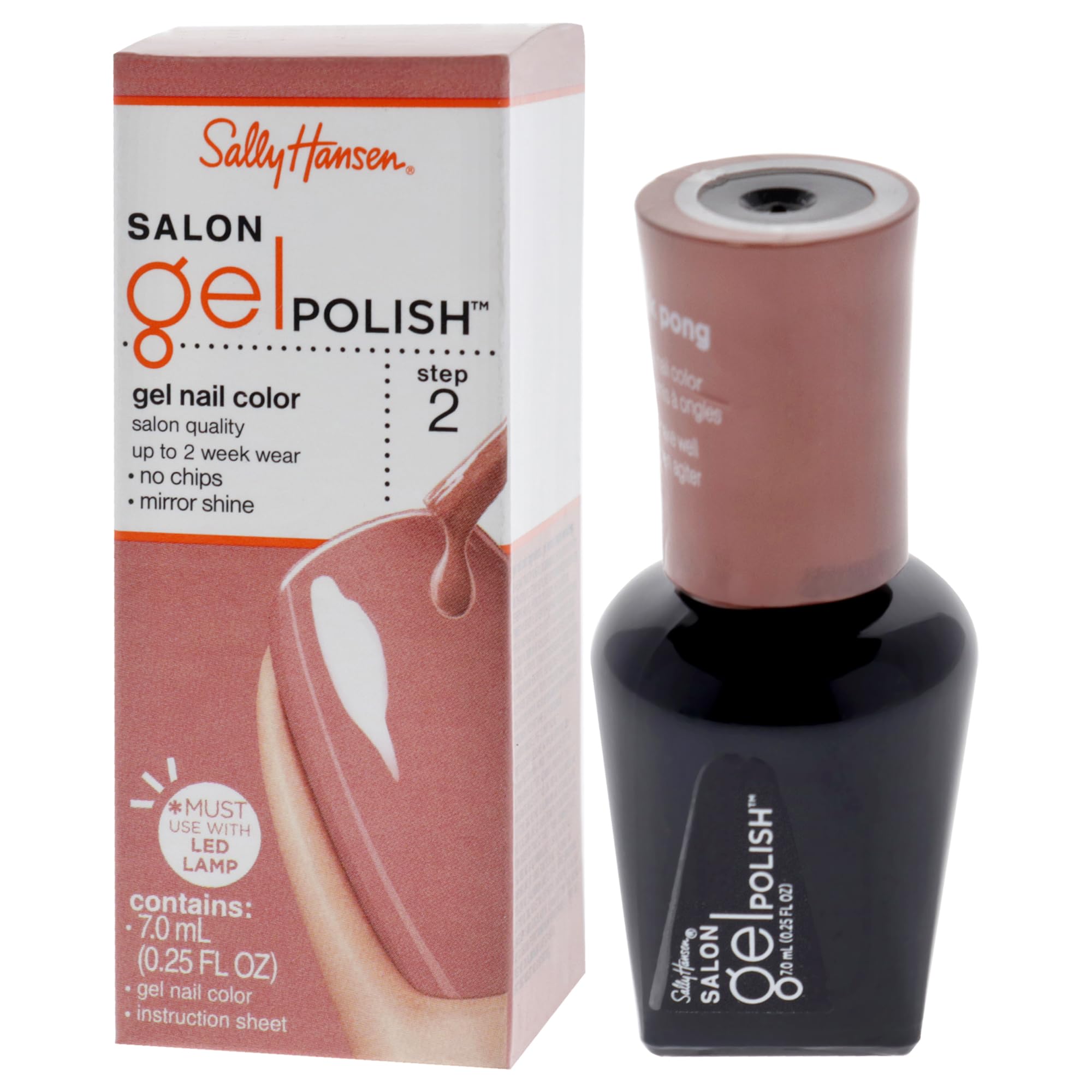 Sally Hansen Salon Pro Gel, Pink Pong, 0.25 Fluid Ounce