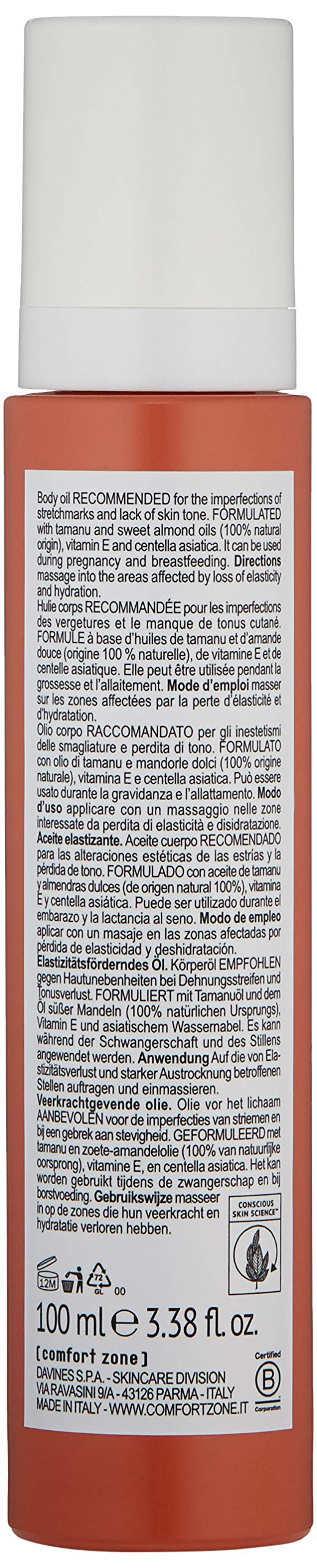 [ comfort zone ] Body Strategist Oil | Pro-elasticity Body Oil, 3.38 oz