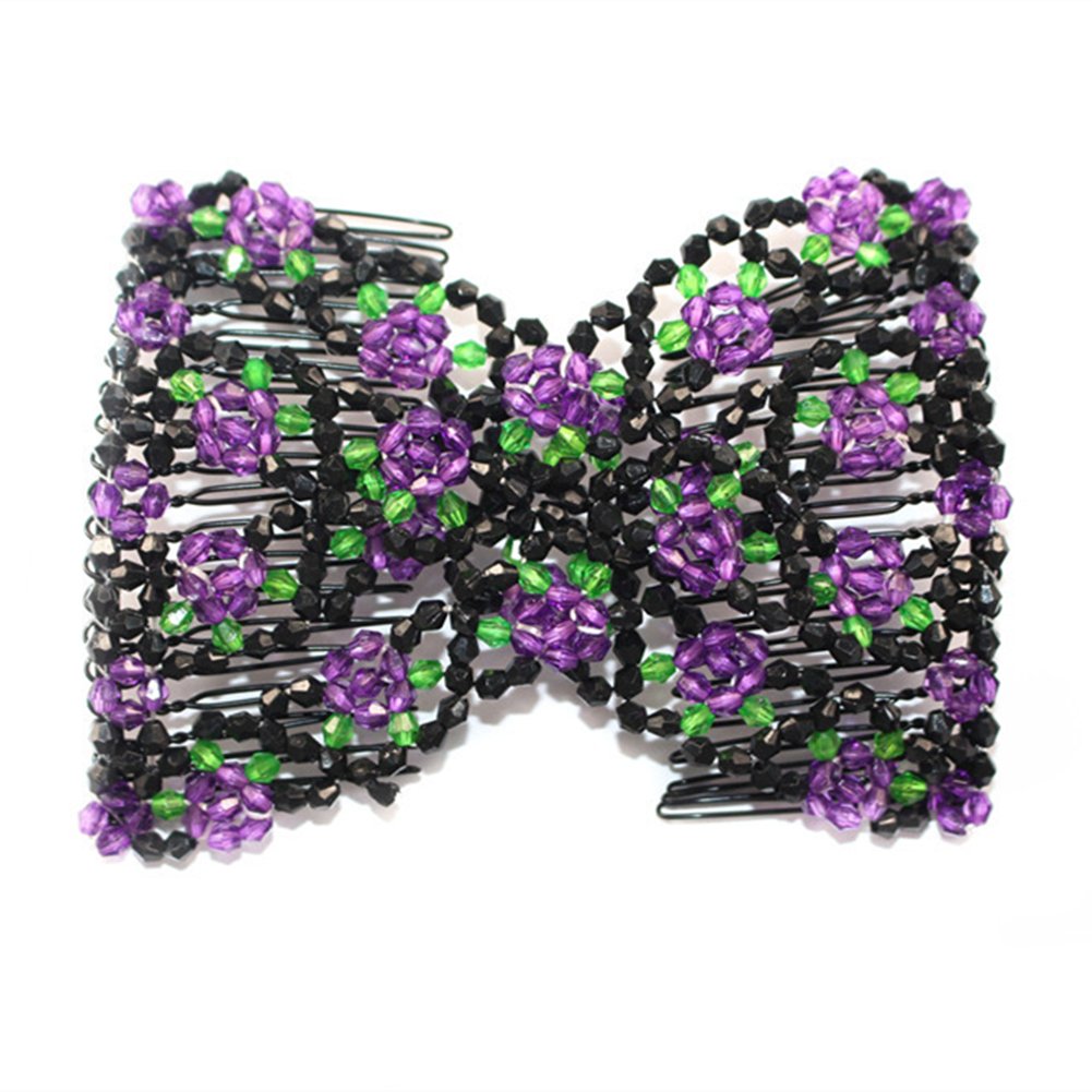 Casualfashion Magic Ez Combs Double Stretching Combs, Thick and Thin Hair, Hair Accessory for Popular Hairstyles, Pack of 6