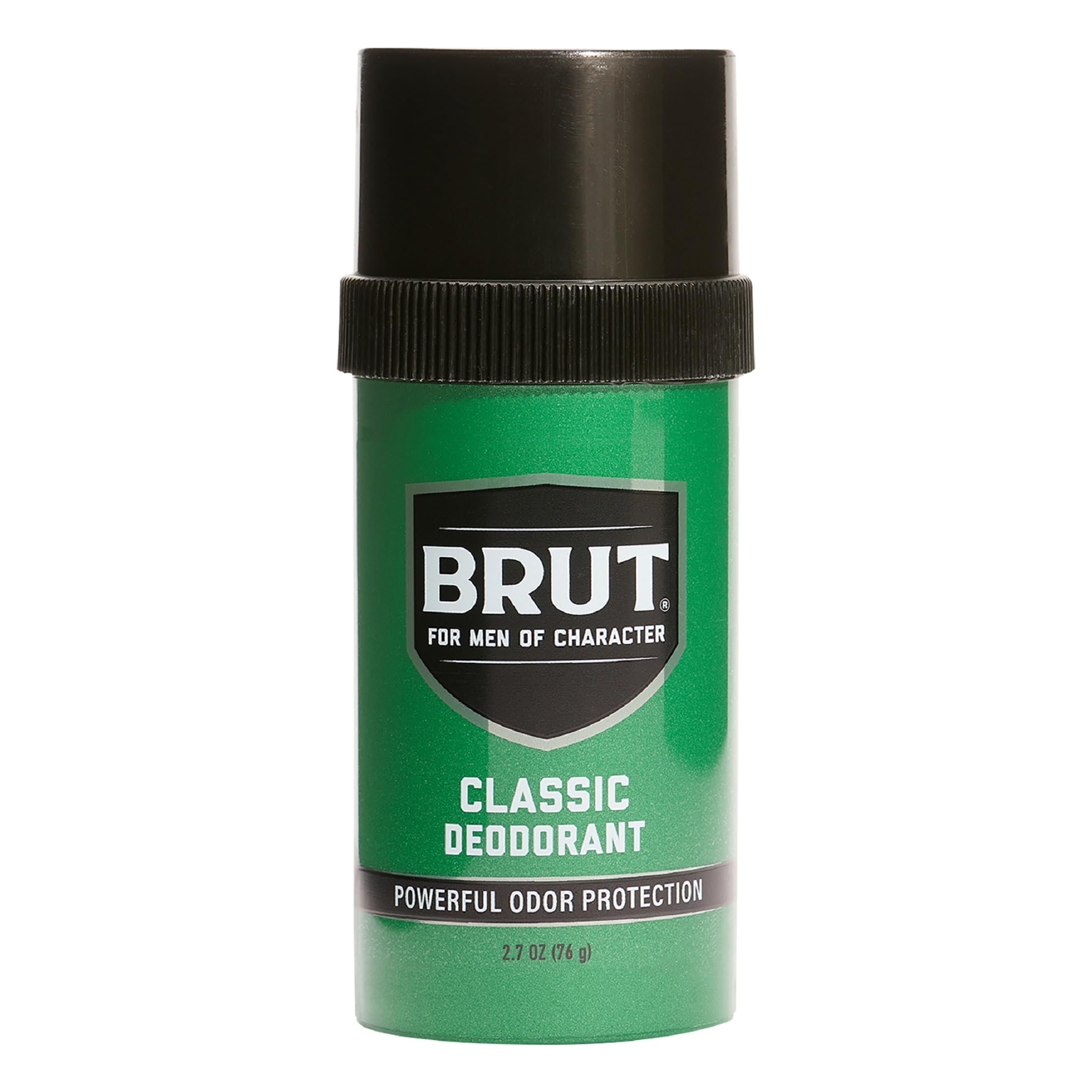 Brut Classic Round Deodorant Stick - Scented Deodorant for Men - Deodorant for All-Day Freshness - Powerful Odor Protection - Paraben Free - 2.7 oz