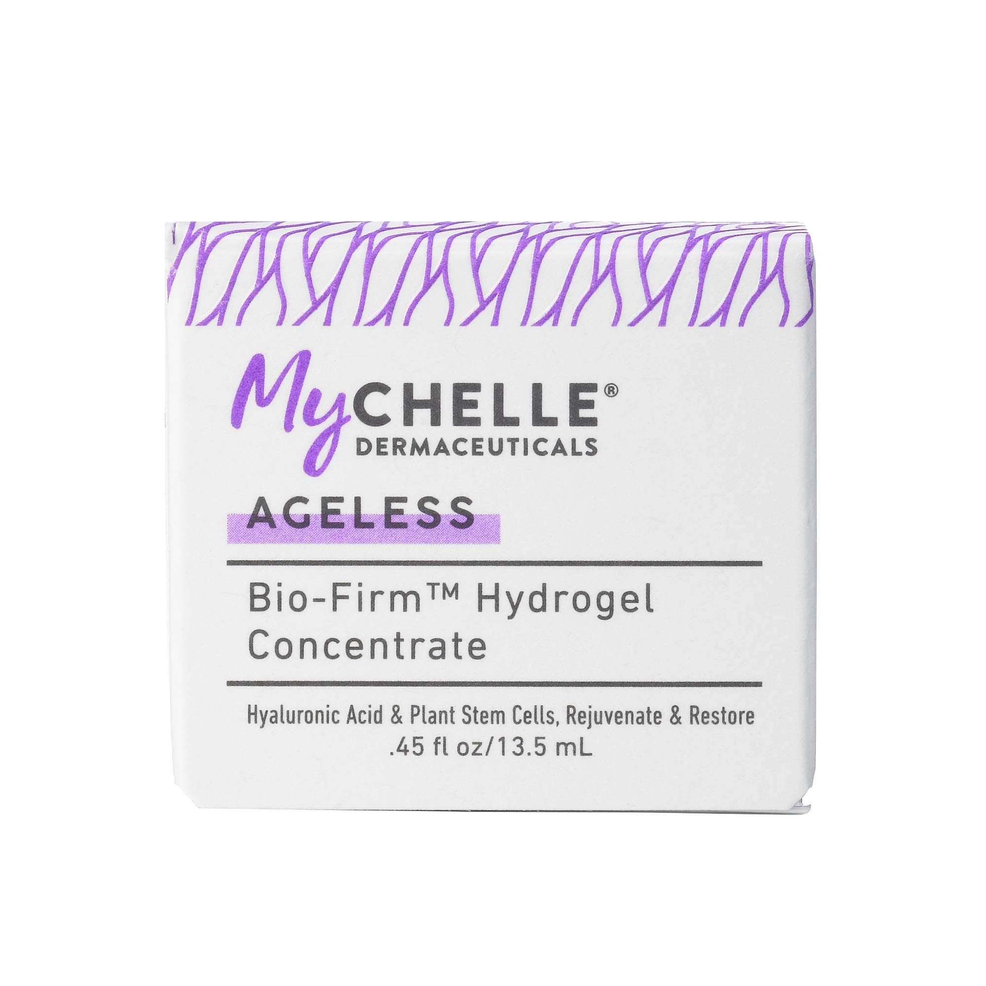 MyCHELLE Dermaceuticals Bio-Firm Hydrogel Concentrate, 0.45 Fl Oz - Formulated with Hyaluronic Acid & Plant Stem Cells to Rejuvenate, Restore & Help Reduce the Appearance of Fine Lines and Wrinkles