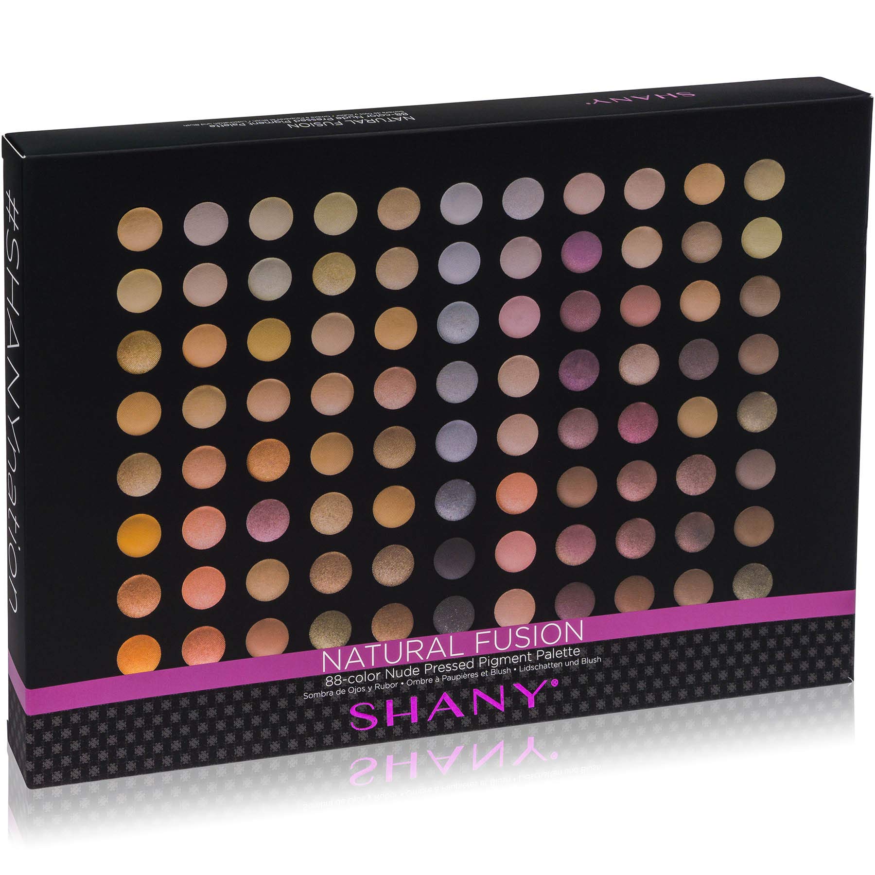 SHANY Natural Fusion Eyeshadow Palette (88 Color Eyeshadow Palette Nude Palette) 2.15 Ounce