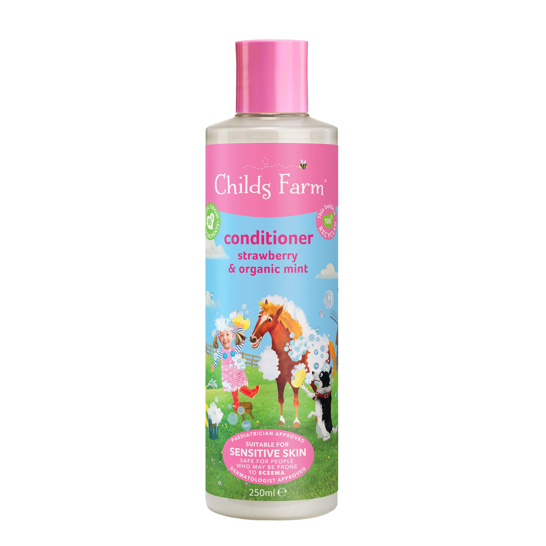 Childs Farm Pack Of 1 : Conditioner For All Hair Types Strawberry & Organic Mint 250 Ml, 1 Count