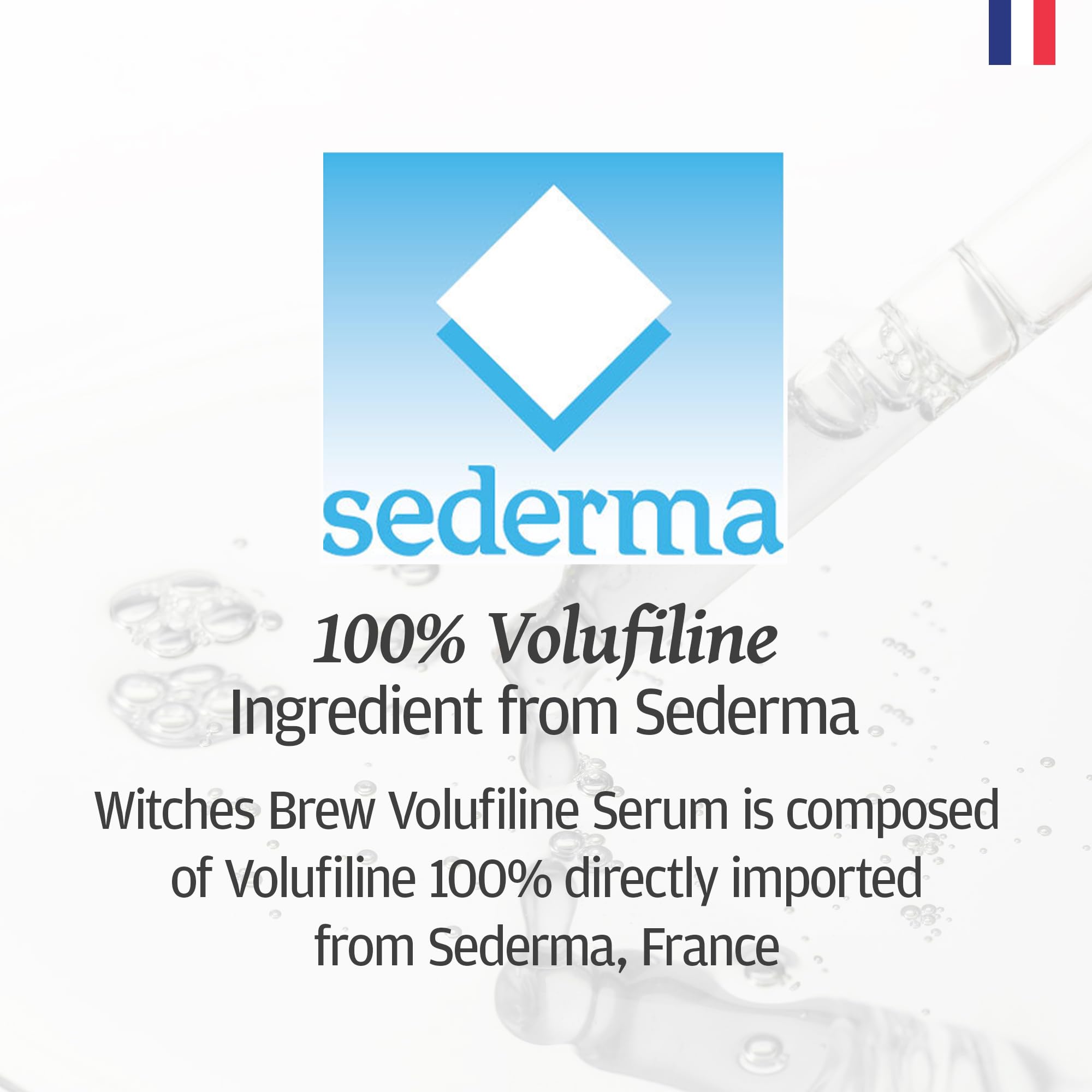 [Volufiline 12.5ml] 100% Pure Volufiline from SEDERMA (France) | DIY Skincare - Face Serum | Cosmetic Grade | For Face & Body Improved Fine Lines & Skin Elasticity