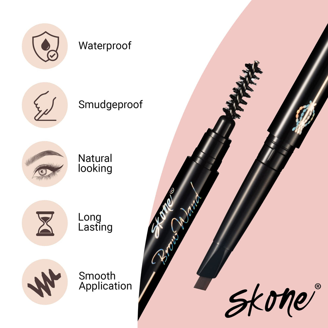 Skone Cosmetics Brow Wand Eyebrow Pencil in Chocolate