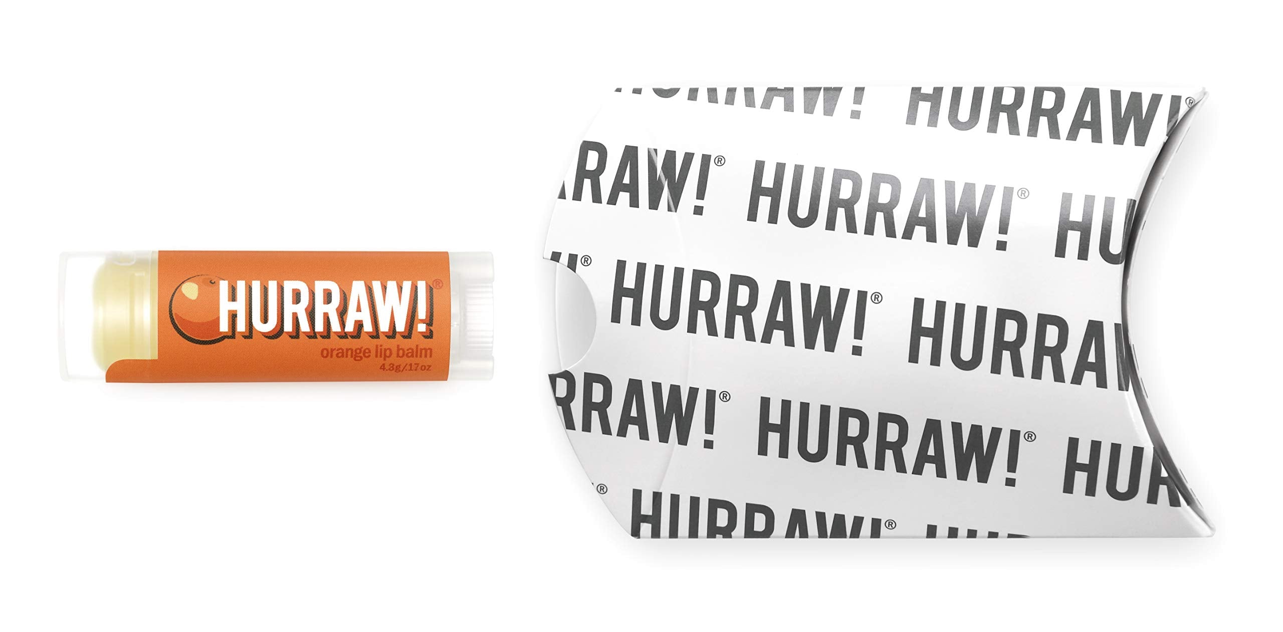 Hurraw! Balm, Orange Lip Balm, .15 oz (4.3 g)