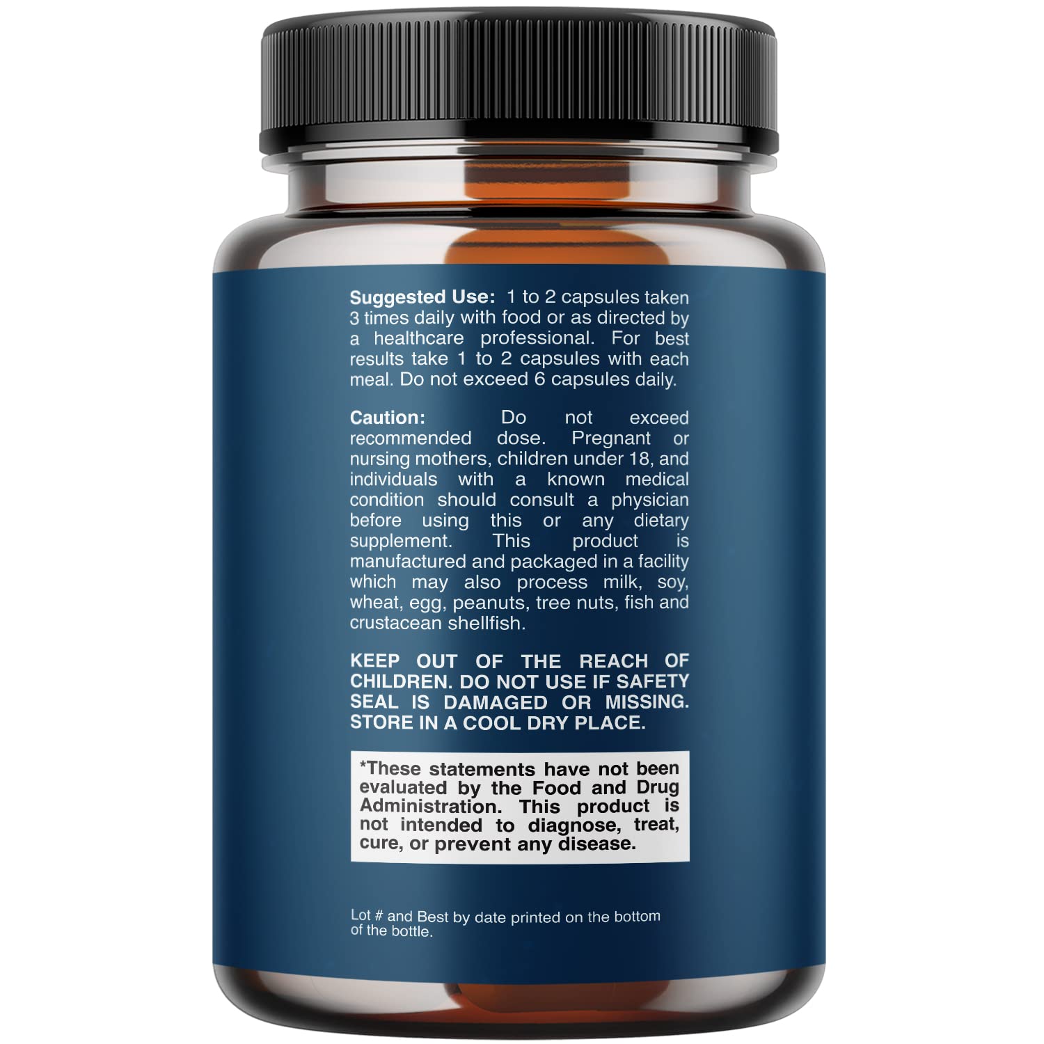 Gut Health Digestive Enzyme Supplements - Pure Digestive Enzymes for Digestion Constipation Relief - Pancreatin Digestive Enzymes for Digestive Health