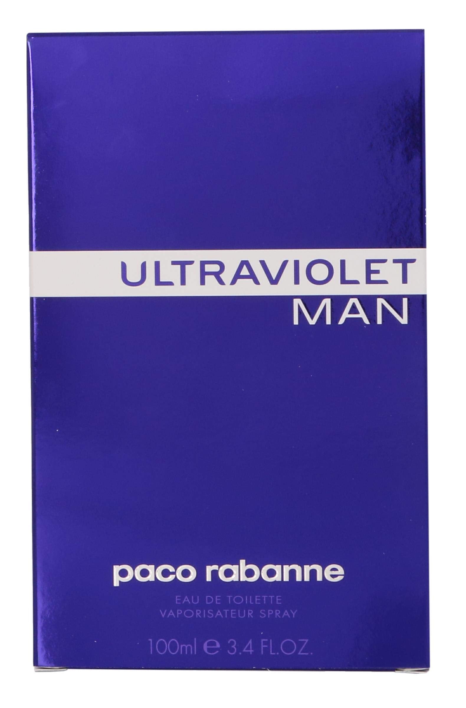 Paco Rabanne Ultravoilet Man Eau De Toilette, 3.4 Fl Oz