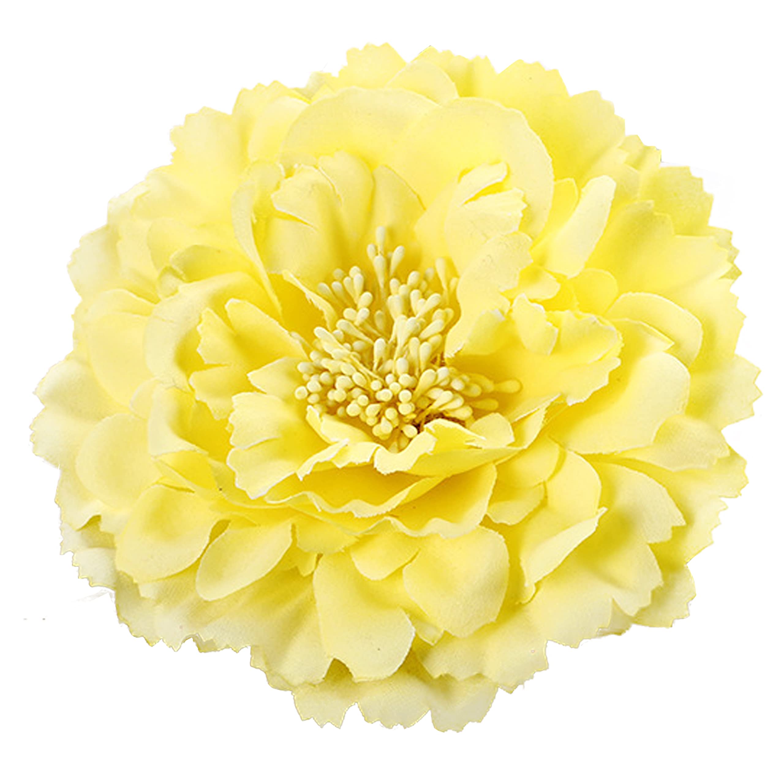 Hair Flower Clips Brooch Boutique Hair Accessories Bohemia Hairpins for Women Girls (Yellow)