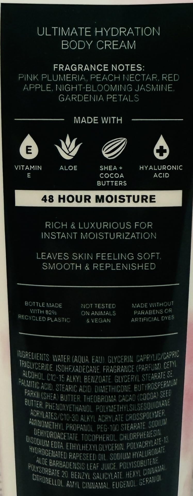 Bath & Body Works Womens Plumeria Ultimate Hydration Body Cream 8 Ounces Pack of 2