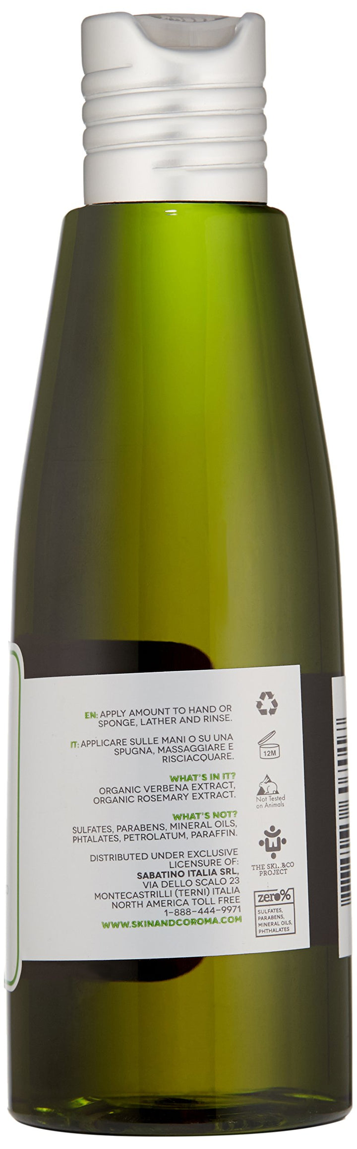 SKIN & CO Women's Organic Rosemary & Verbena Body Gel, 7.7 fl. oz.