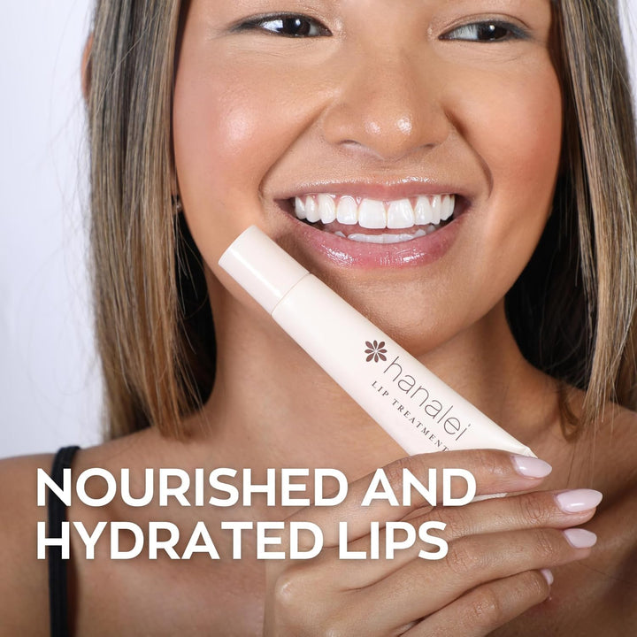 Kukui Nut Oil, Shea Butter, Agave And Grape Seed Oil Lip Treatment (Paraben free and Cruelty free) by Hanalei Beauty Company Net weight 15g/.53oz