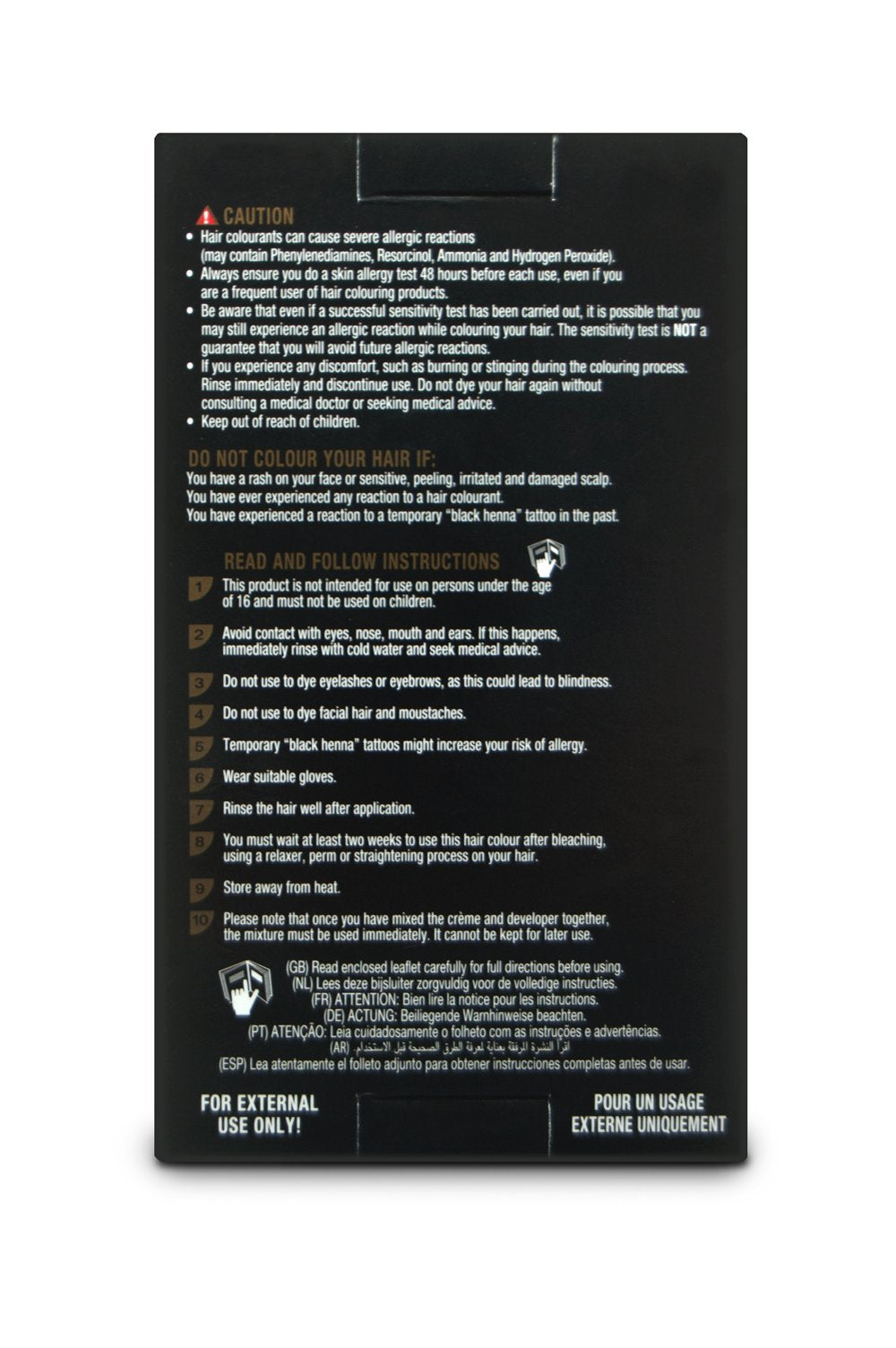 Revlon Realistic Vivid Colour Protein Infused Permanent Color Hair Dye with Color Lock Technology, Jet Black 110ml