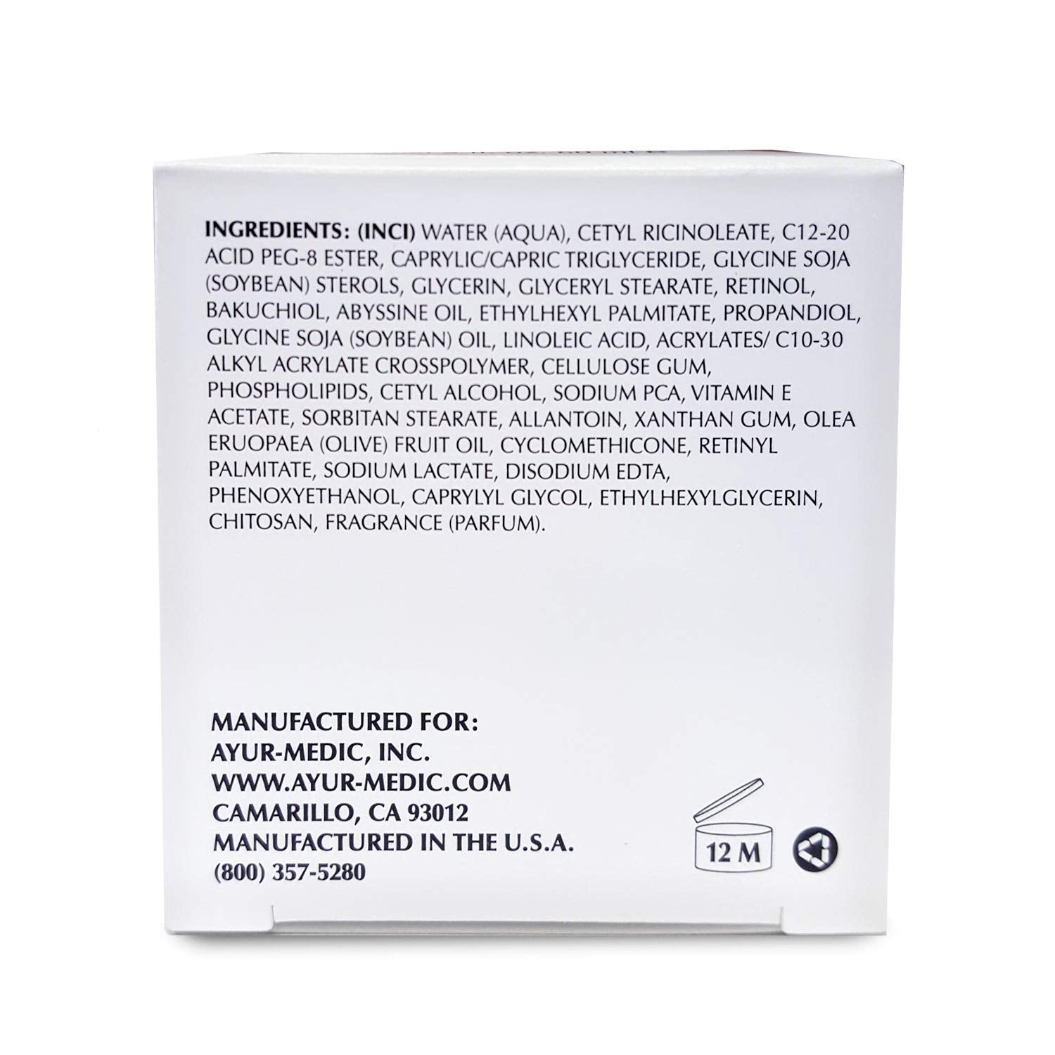 Ayur-Medic Retinol Cream (2 oz)