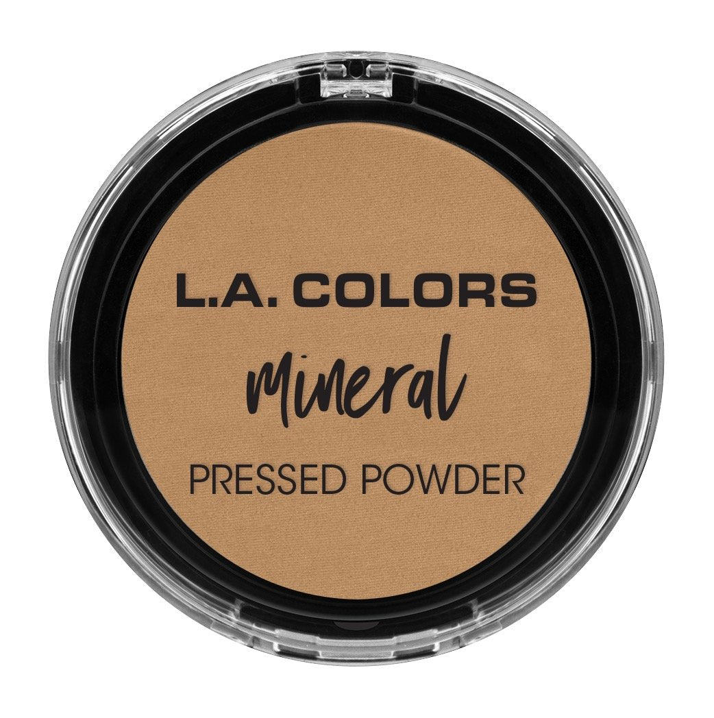 L.A Colors Mineral Pressed Powder, Warm Caramel, 7.5g