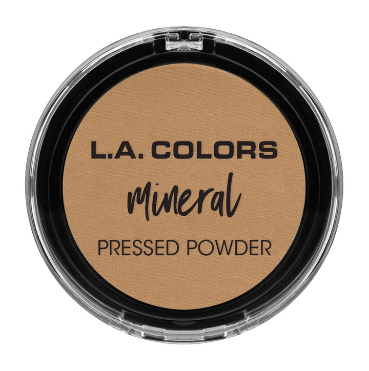 L.A Colors Mineral Pressed Powder, Warm Caramel, 7.5g