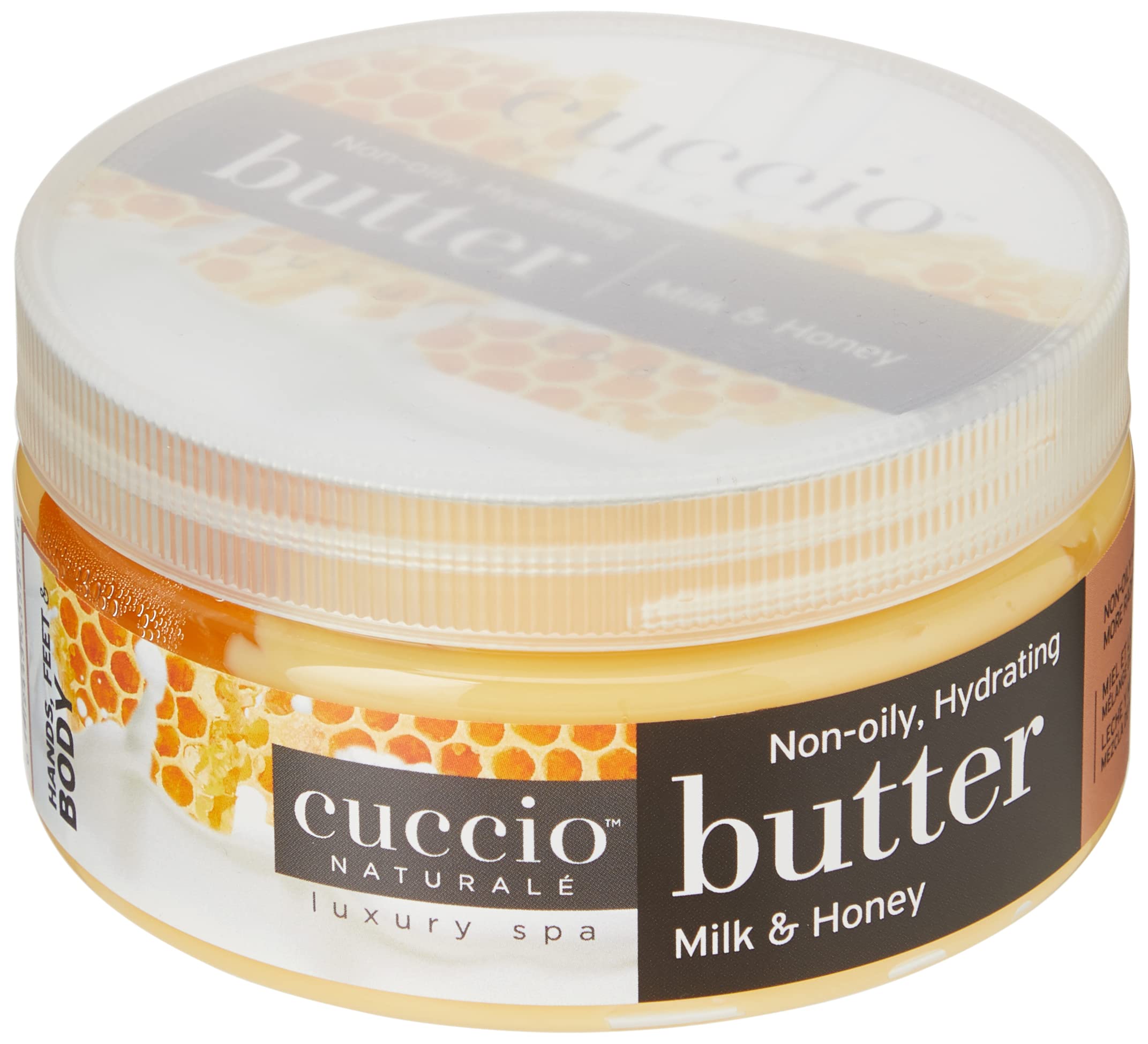 Cuccio Naturale Butter Blends - Ultra-Moisturizing, Renewing, Smoothing Scented Body Cream - Deep Hydration For Dry Skin Repair - Made With Natural Ingredients - Milk & Honey - 8 Oz