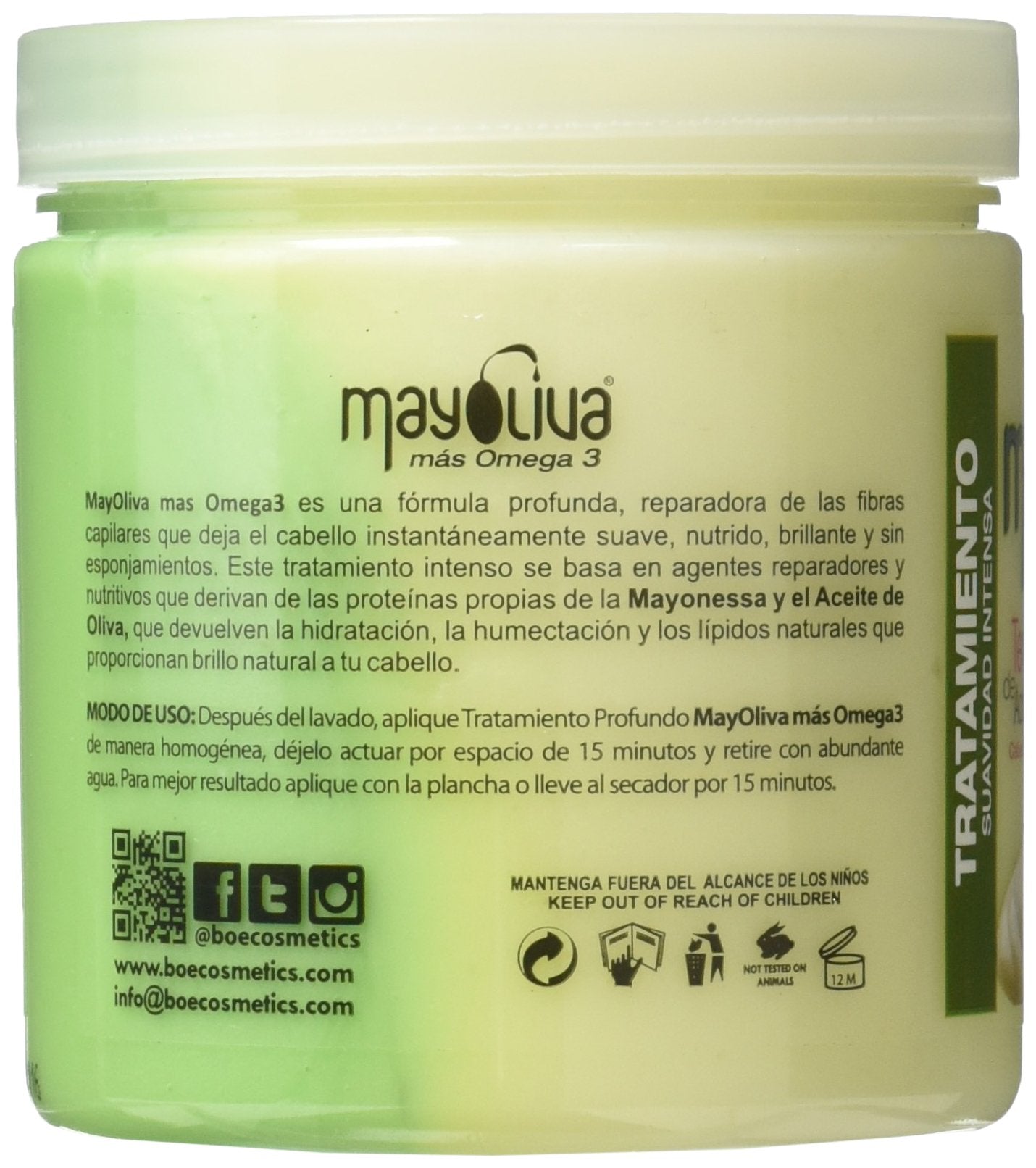 Mayoliva Intensive Conditioning Therapy for Dry & Damaged Hair, 8.5 Ounce
