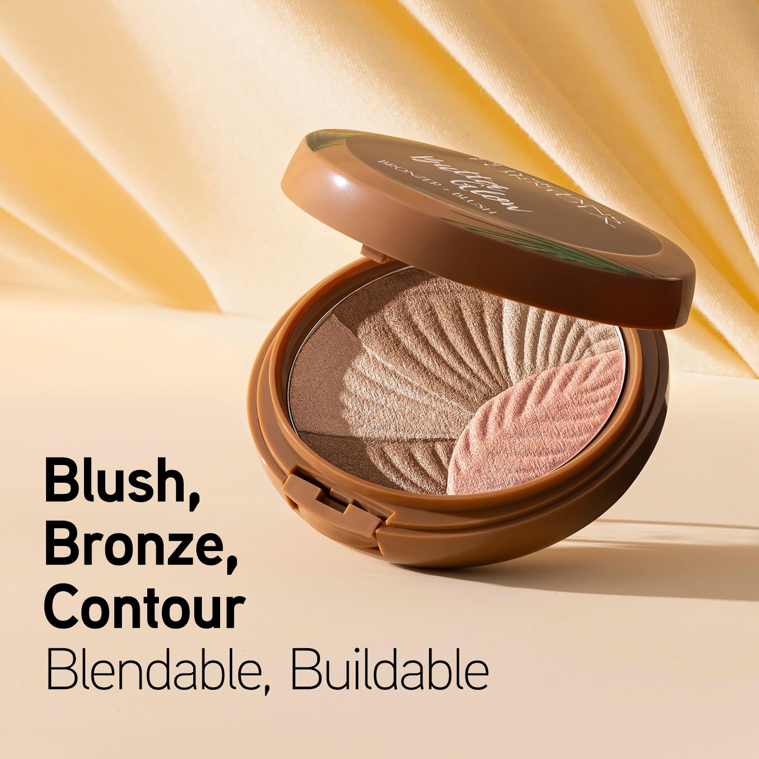 Physicians Formula Butter Glow Bronzer + Blush, Ultra Creamy 2-in-1 Formula, Illuminating & Moisturizing Butter Blend - Healthy Glow