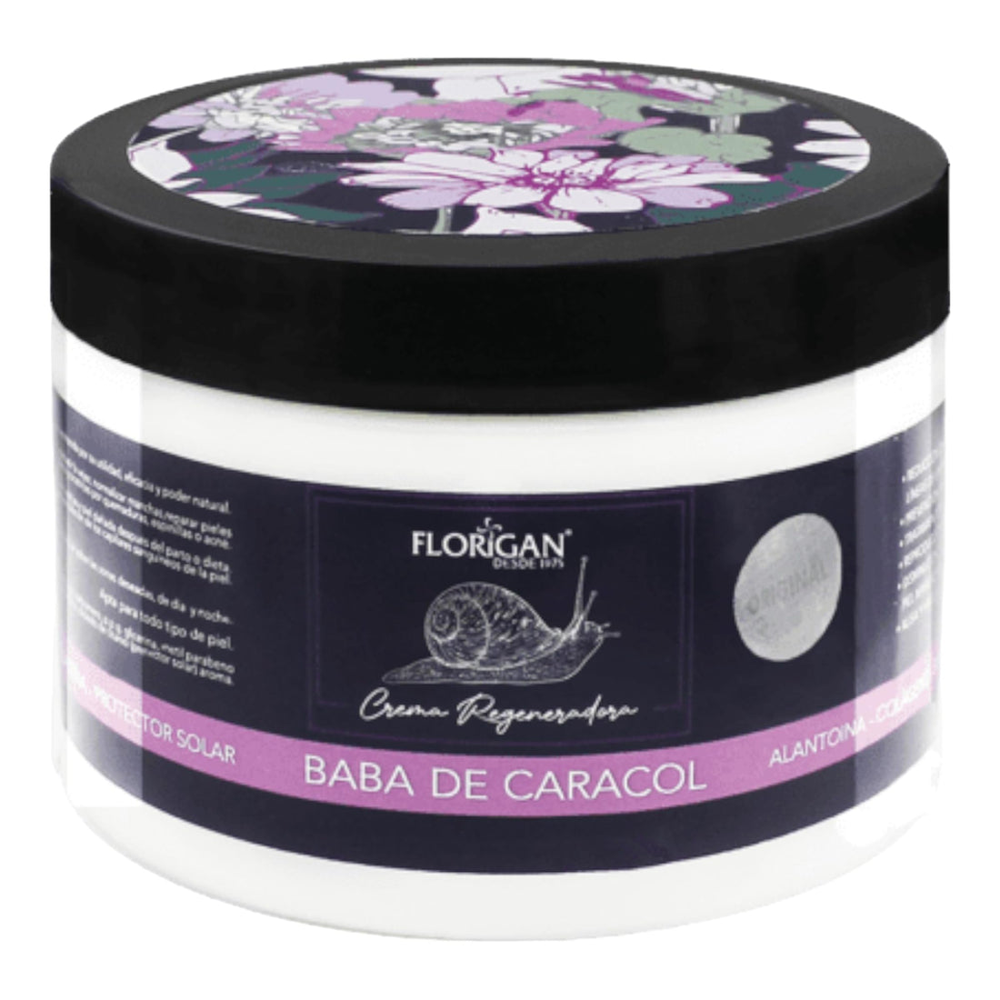 Generic Face Cream Baba de Caracol with Alantoin, Collagen & Elastin 350g, Florigan, 12.35 Ounce (Pack of 1)